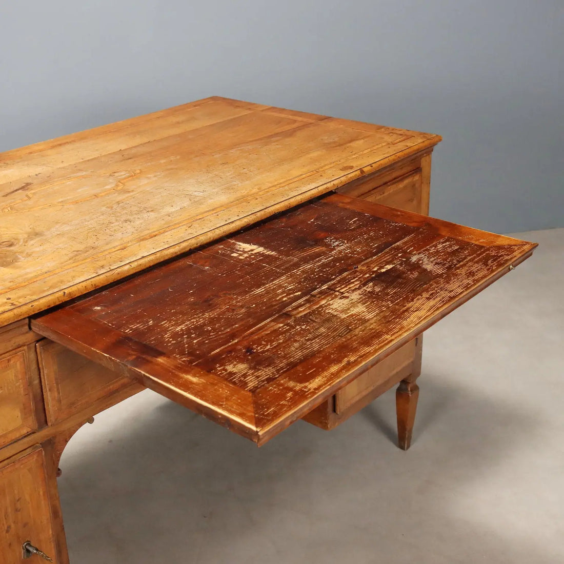 Antique Writing Desk Directoire Walnut Italy XVIII Century