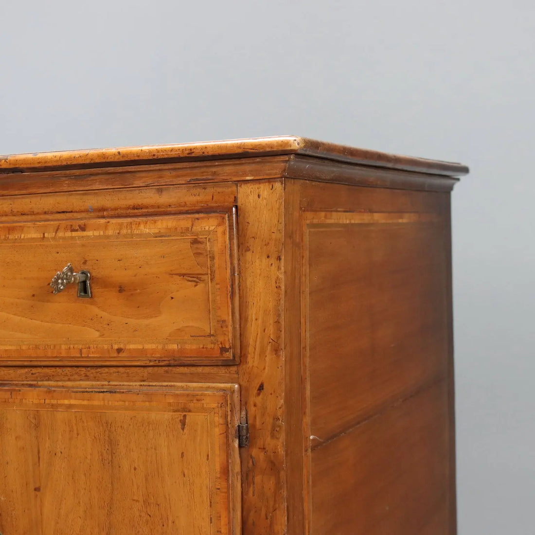 Antique Writing Desk Directoire Walnut Italy XVIII Century