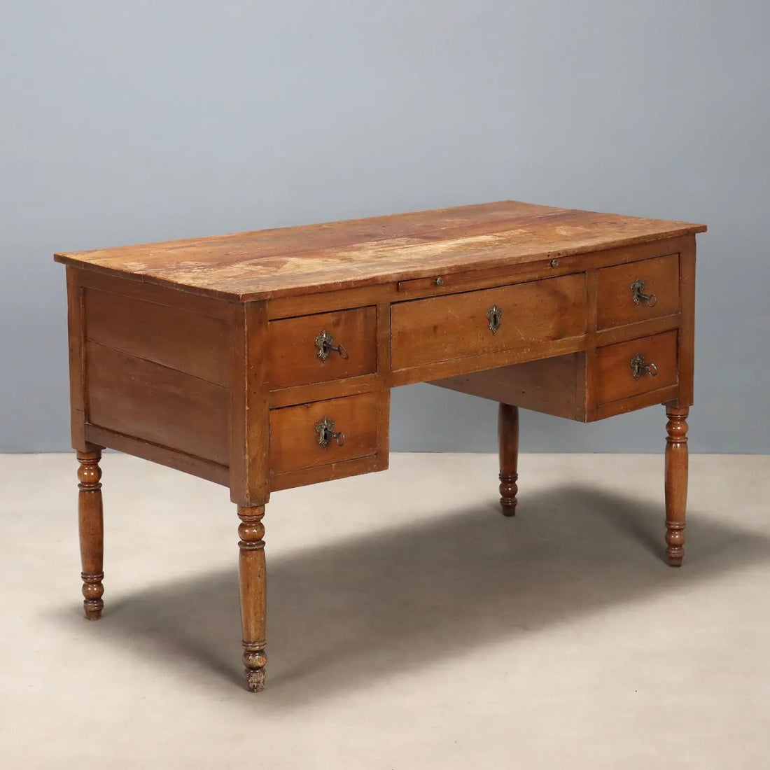 Antique Writing Desk Louis Philippe Cherry XIX Century