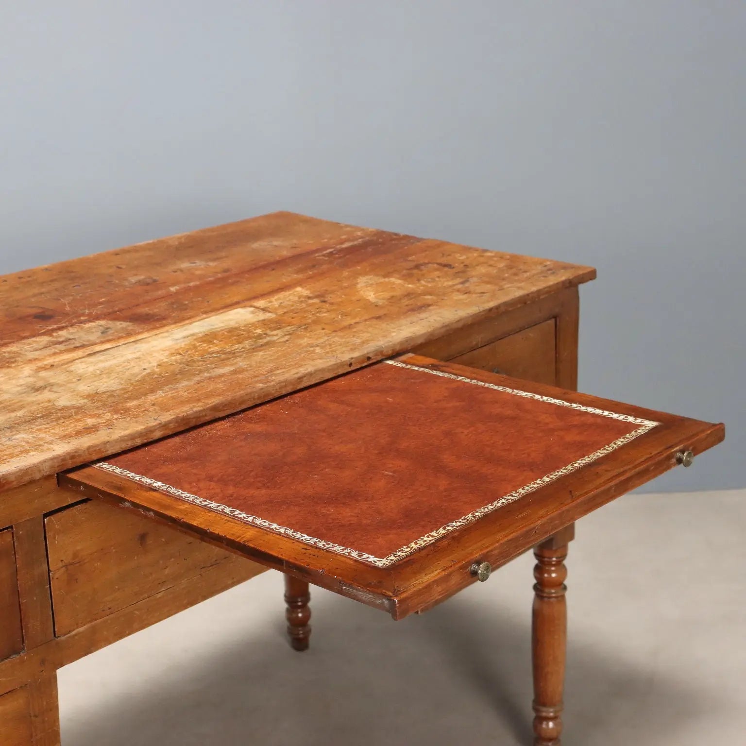 Antique Writing Desk Louis Philippe Cherry XIX Century