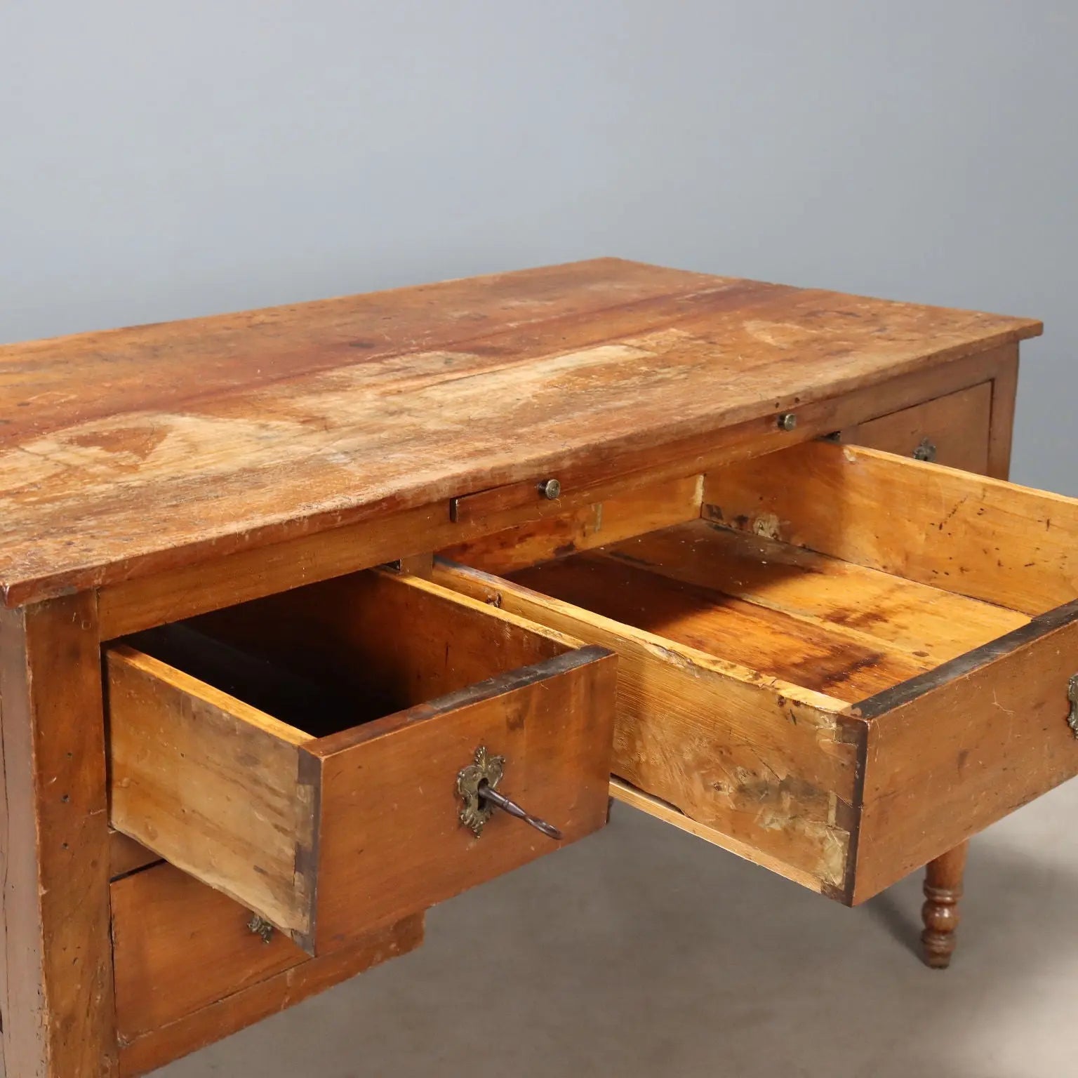 Antique Writing Desk Louis Philippe Cherry XIX Century