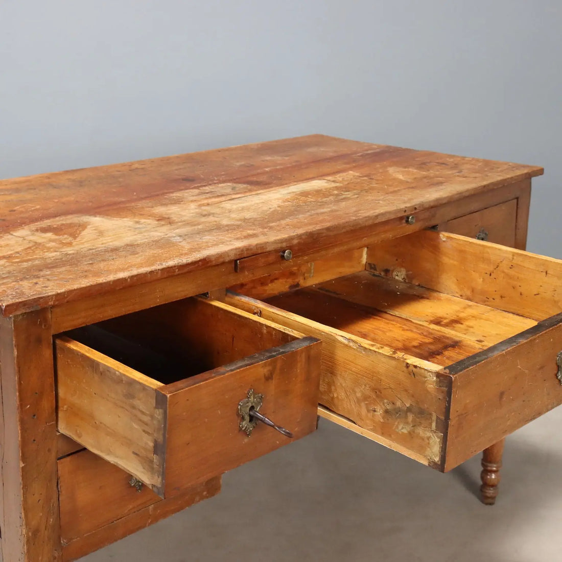 Antique Writing Desk Louis Philippe Cherry XIX Century