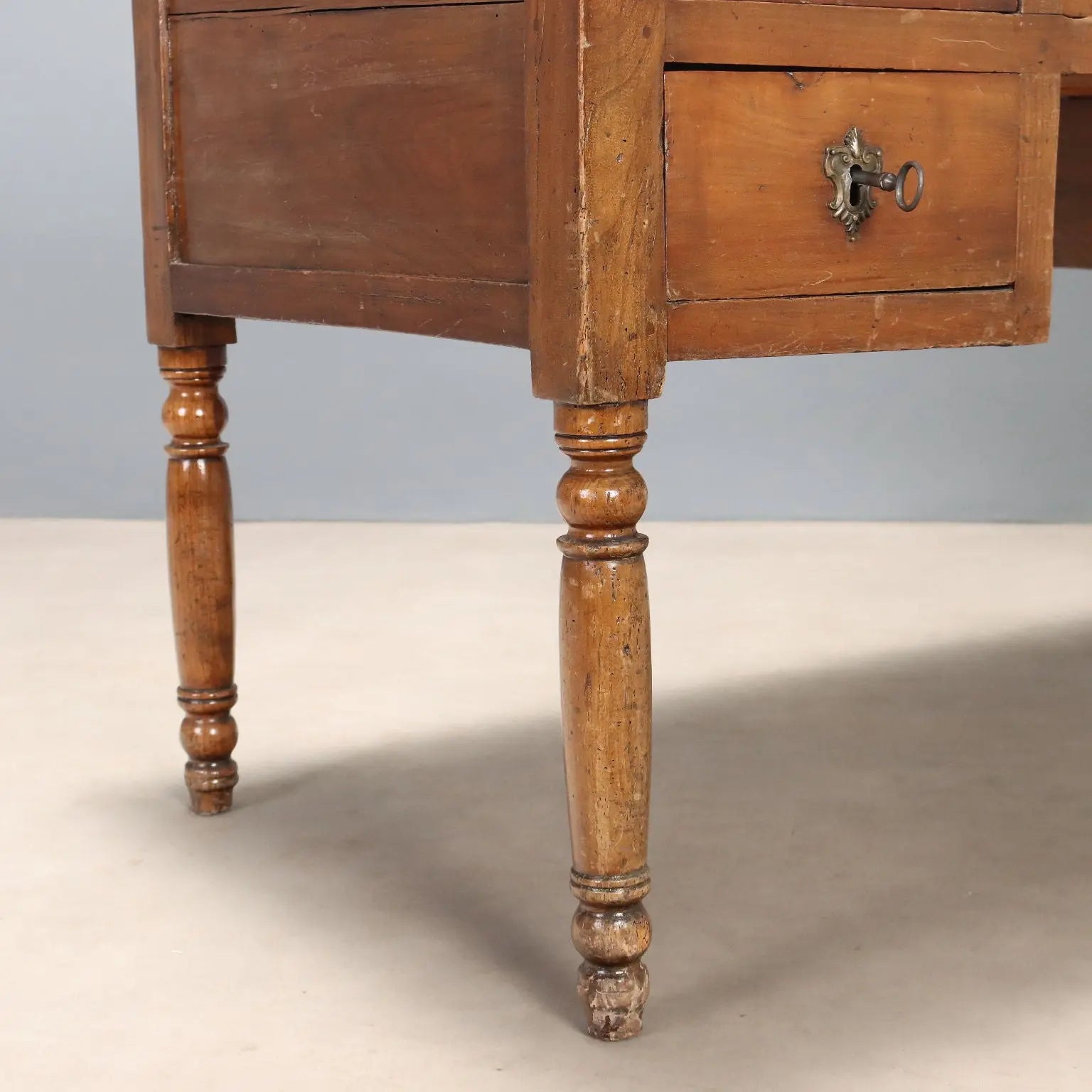 Antique Writing Desk Louis Philippe Cherry XIX Century