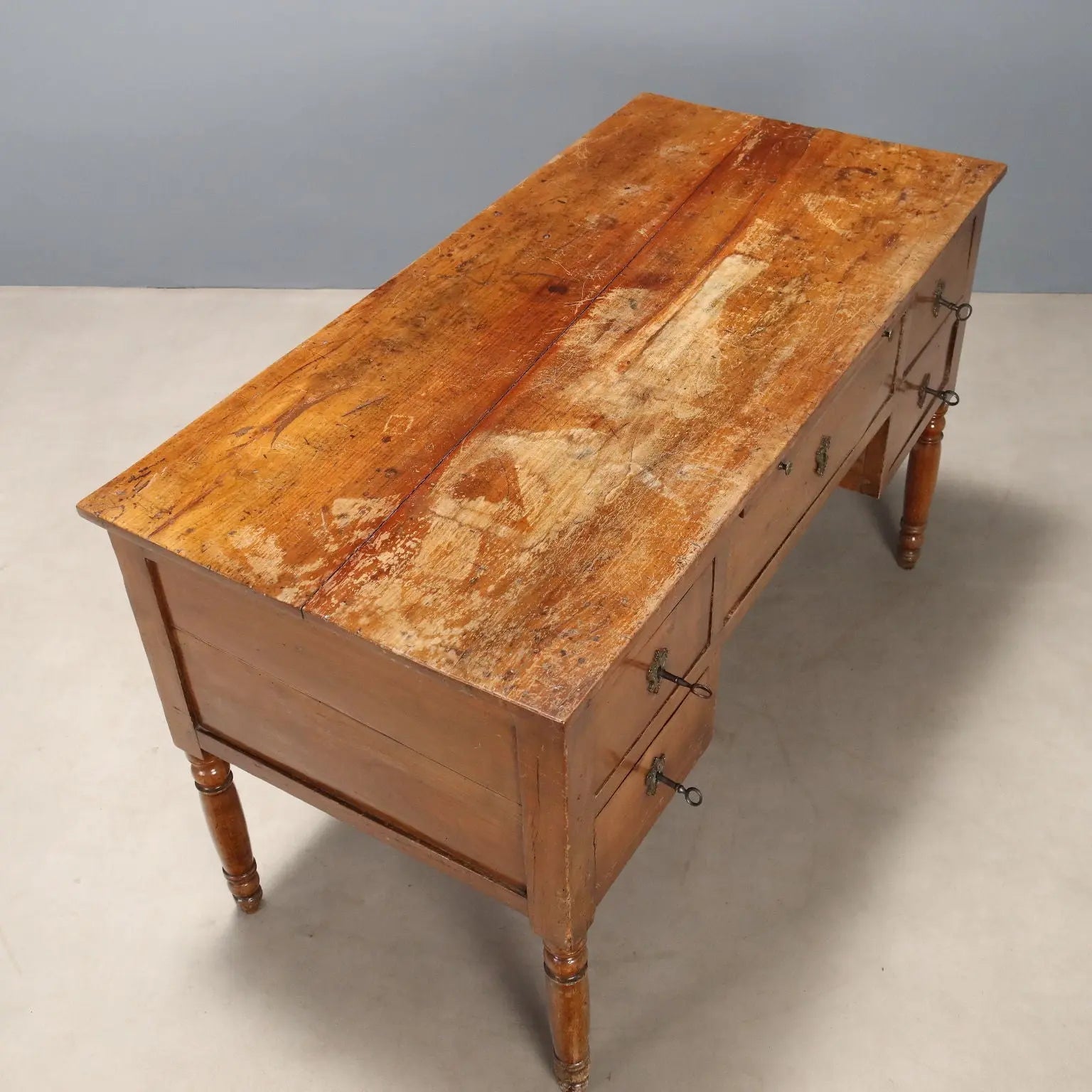Antique Writing Desk Louis Philippe Cherry XIX Century