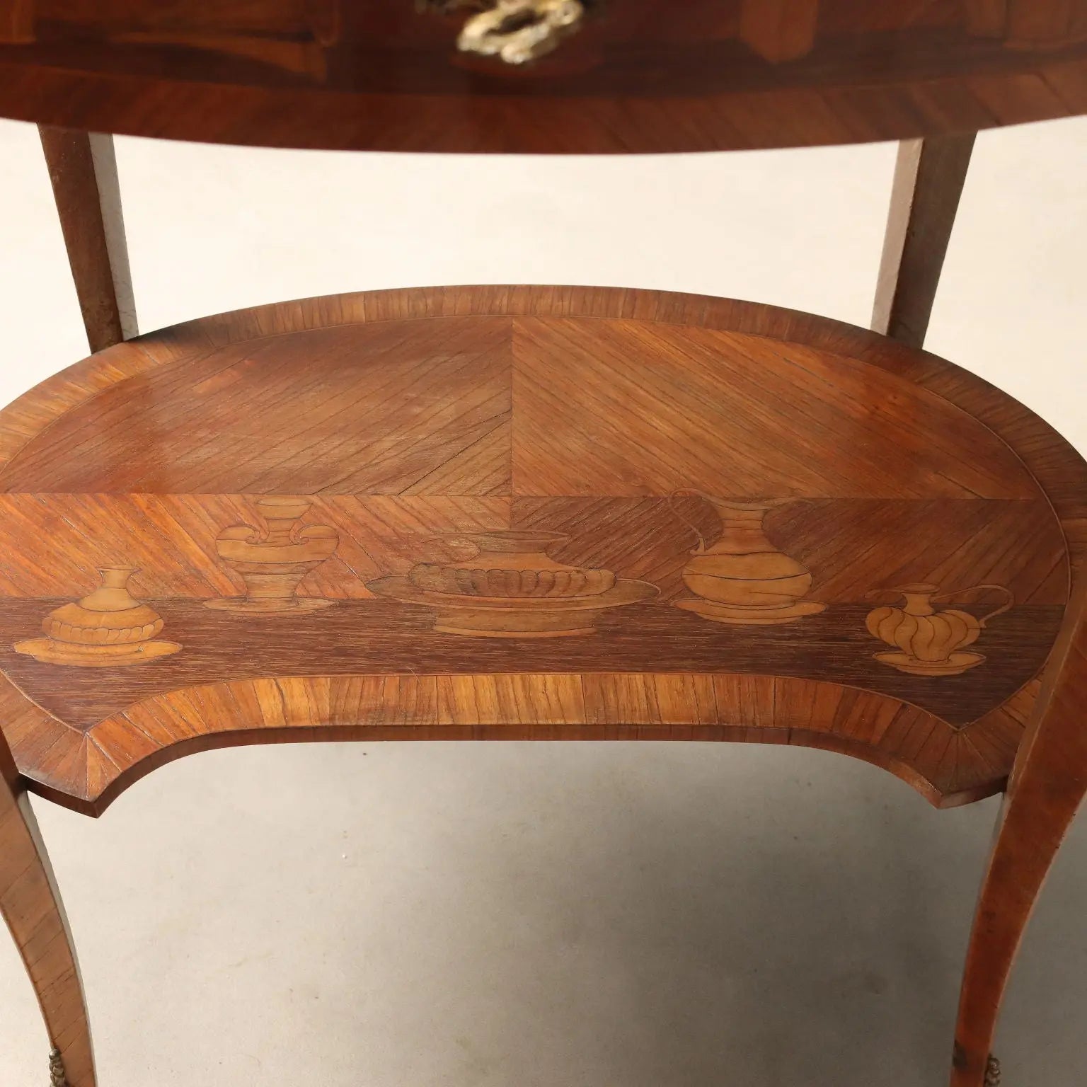 Writing Desk in Bois de Rose with Inlays - France Early 1900s