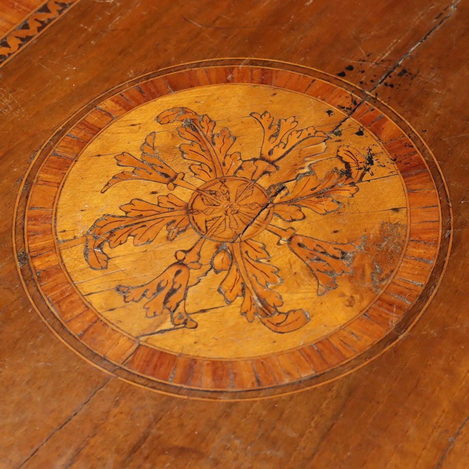 Neoclassical Walnut Writing Desk 19th Century
