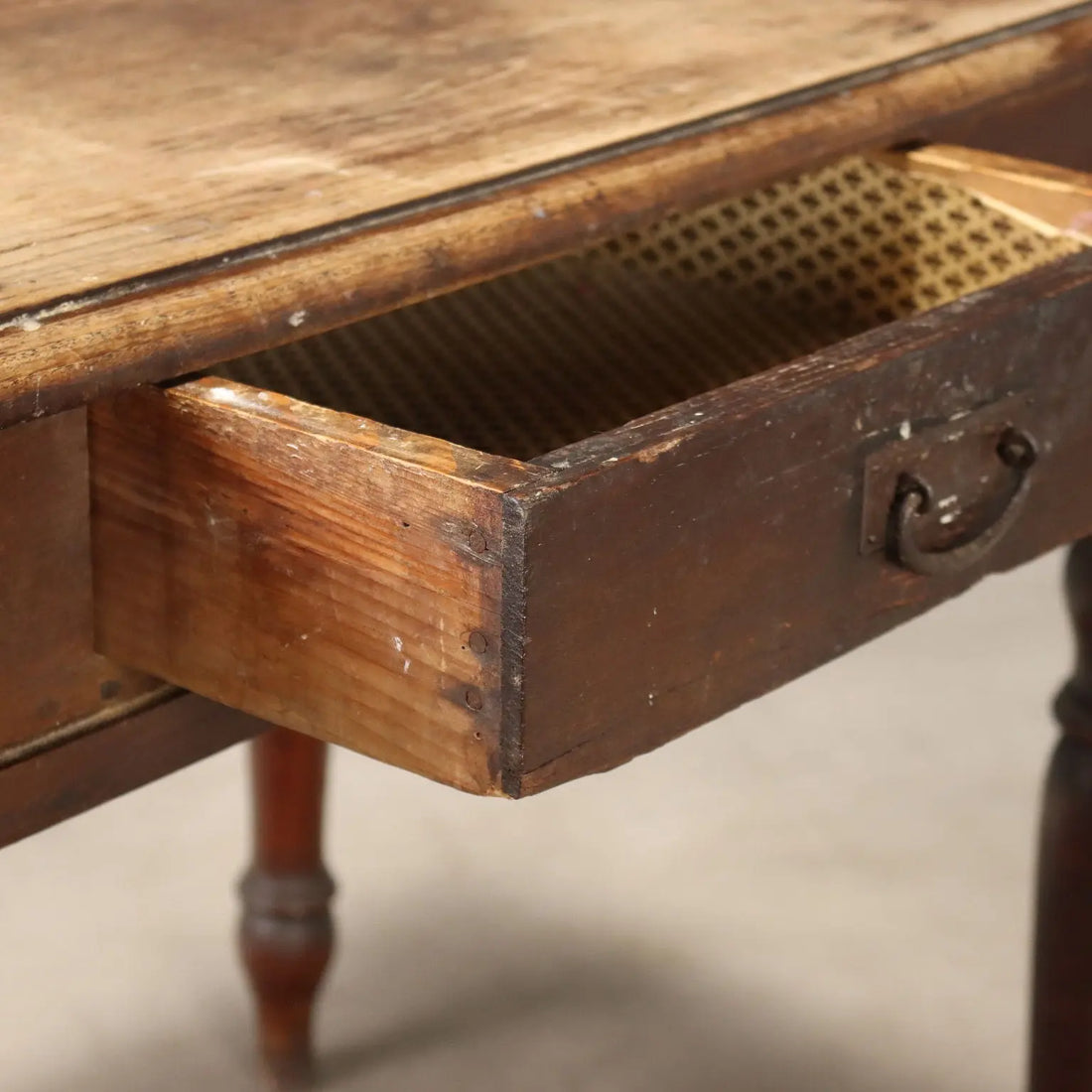 Walnut Writing Desk - Italy 19th Century
