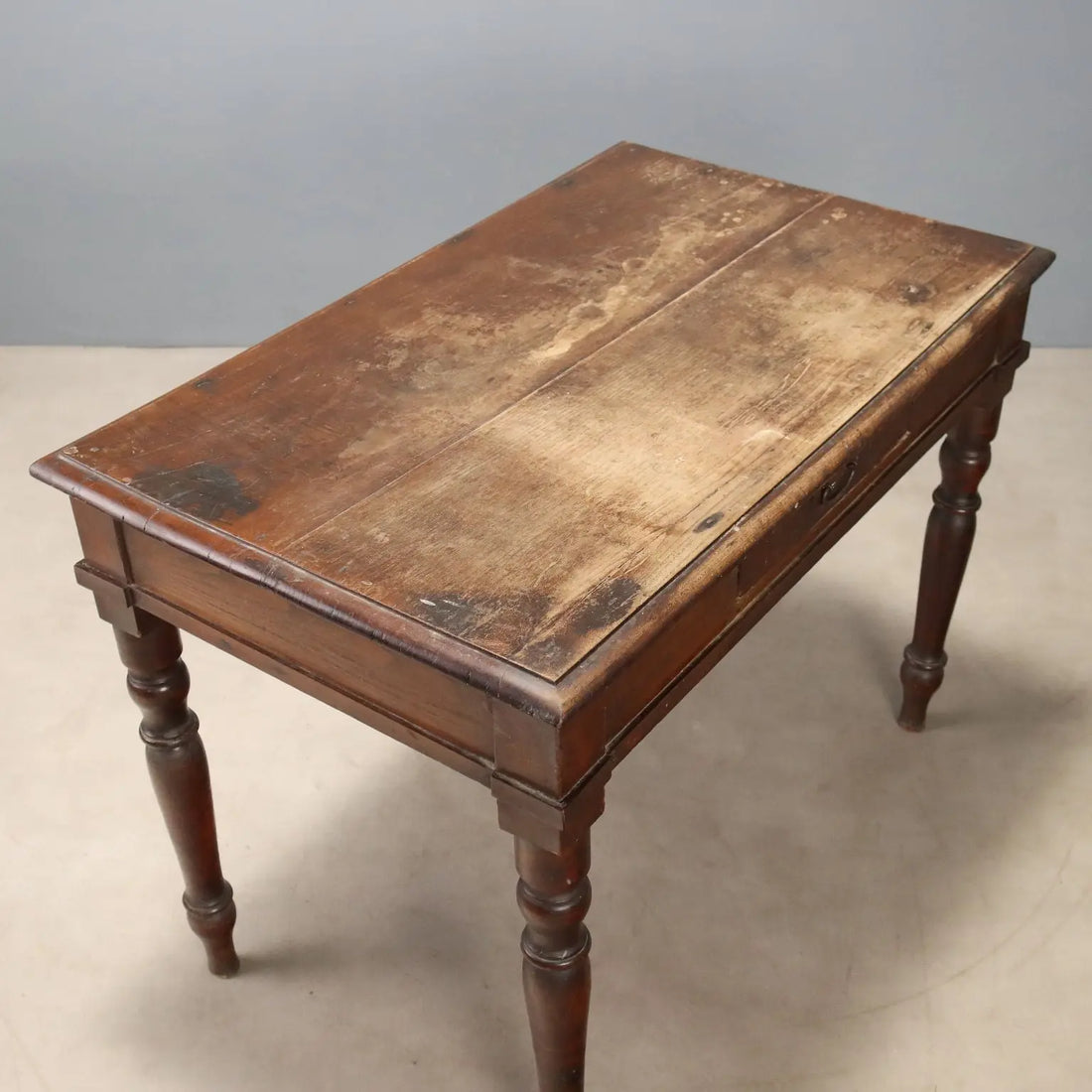 Walnut Writing Desk - Italy 19th Century