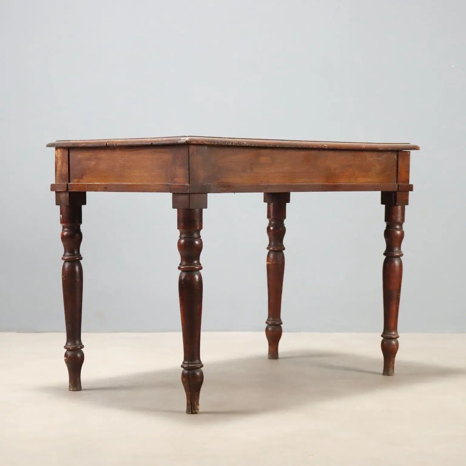 Walnut Writing Desk - Italy 19th Century
