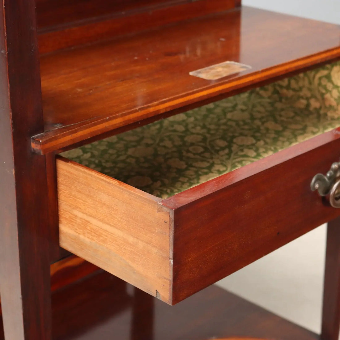 Arts and Crafts Desk in Mahogany and Maple