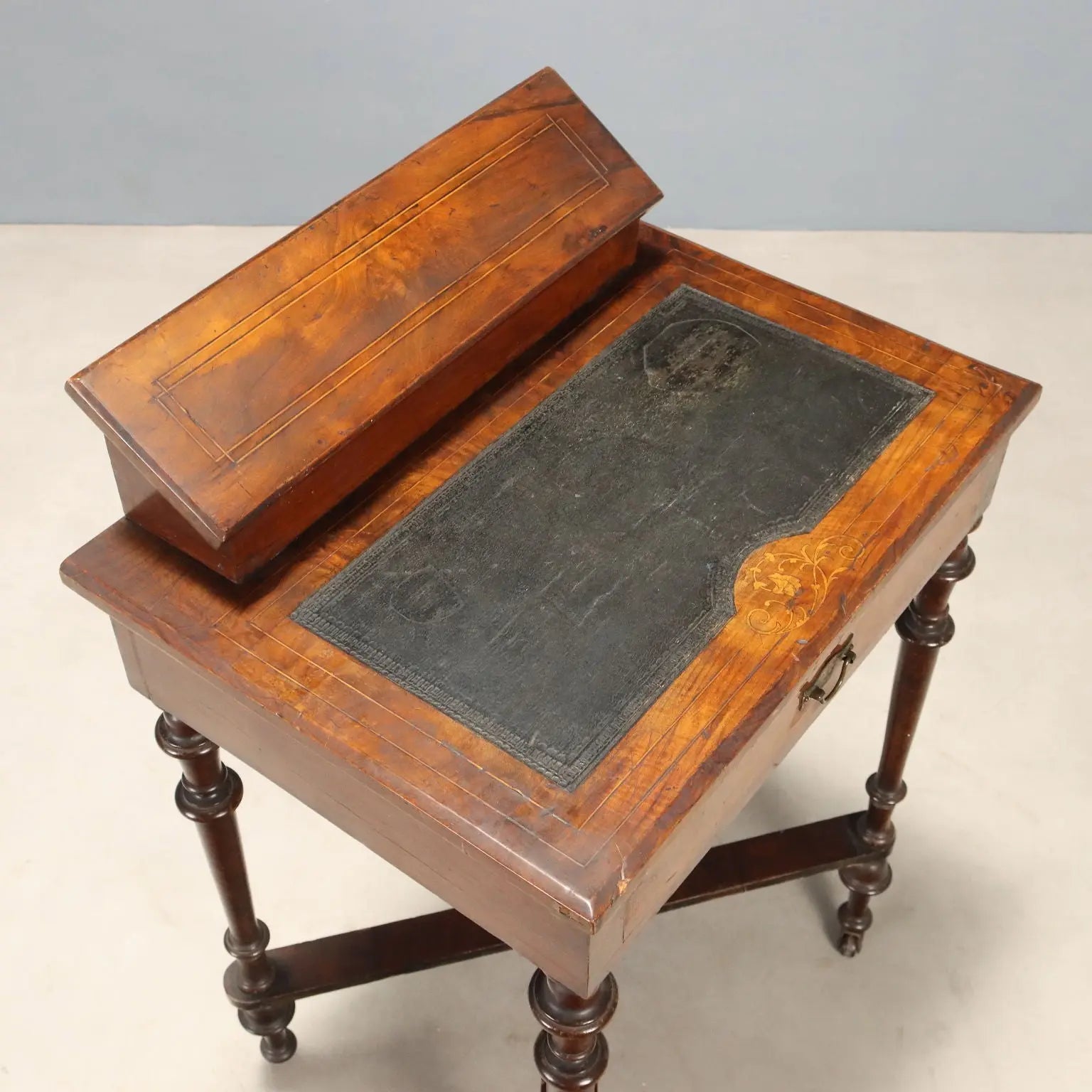 Art Nouveau Mahogany Desk, England 20th Century