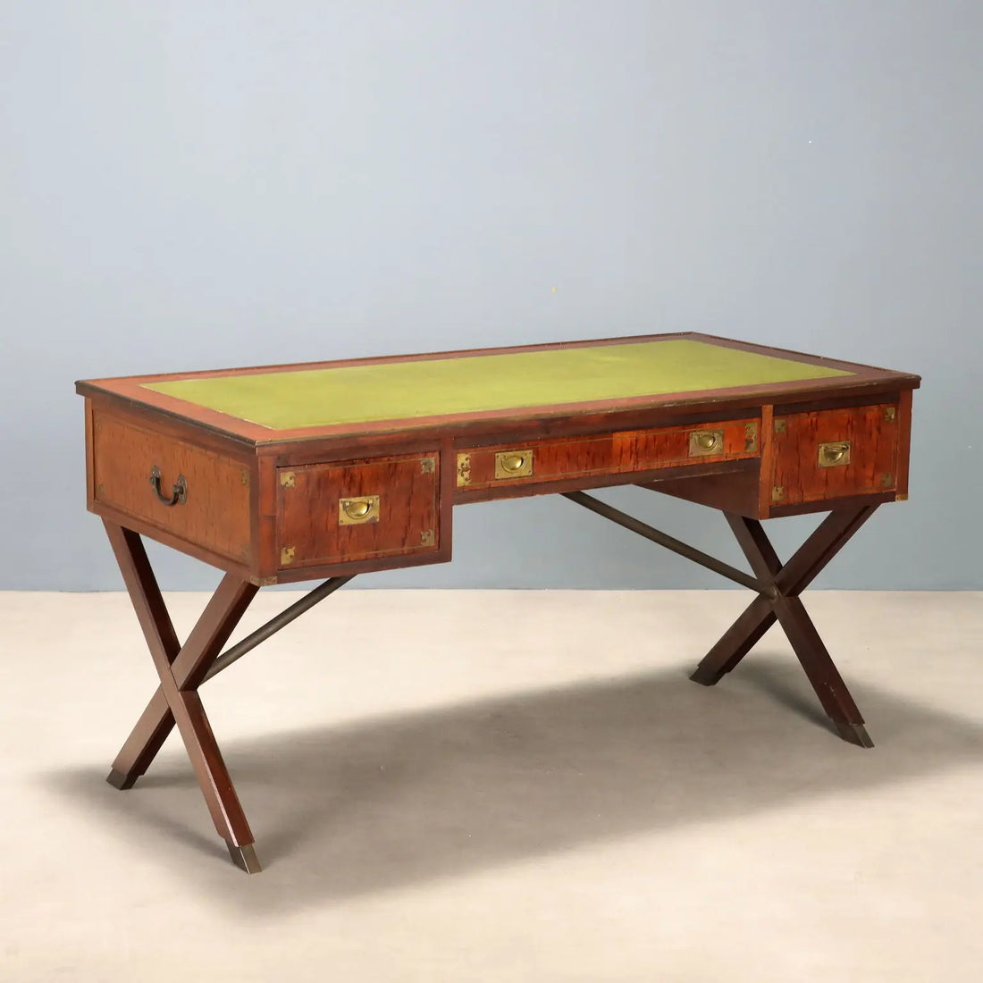 Mahogany Desk in Naval Style, England 1900s