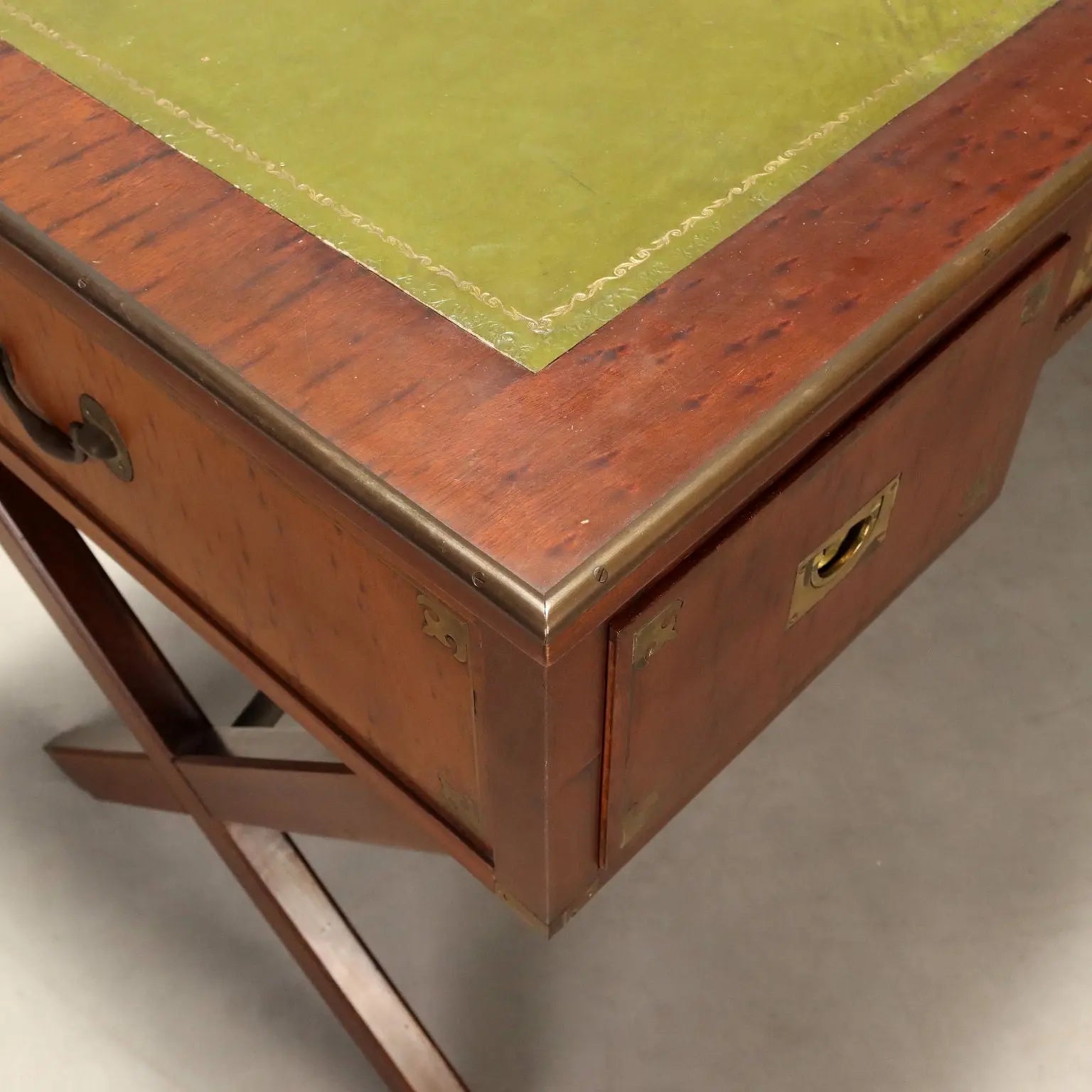 Mahogany Desk in Naval Style, England 1900s
