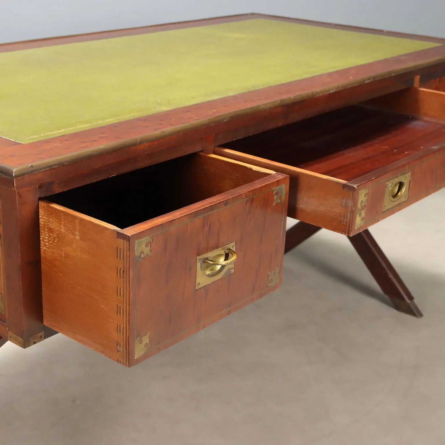 Mahogany Desk in Naval Style, England 1900s