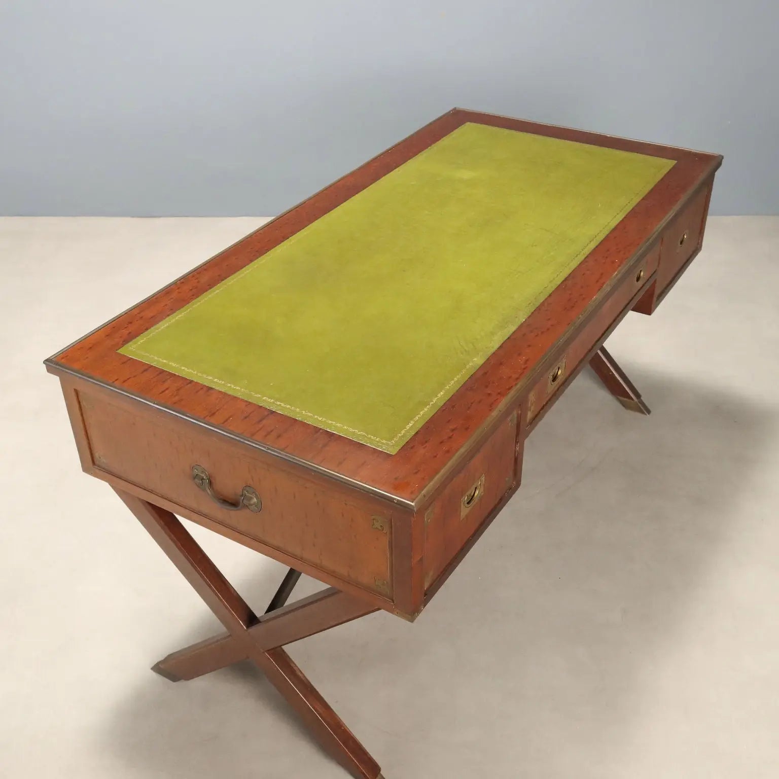 Mahogany Desk in Naval Style, England 1900s