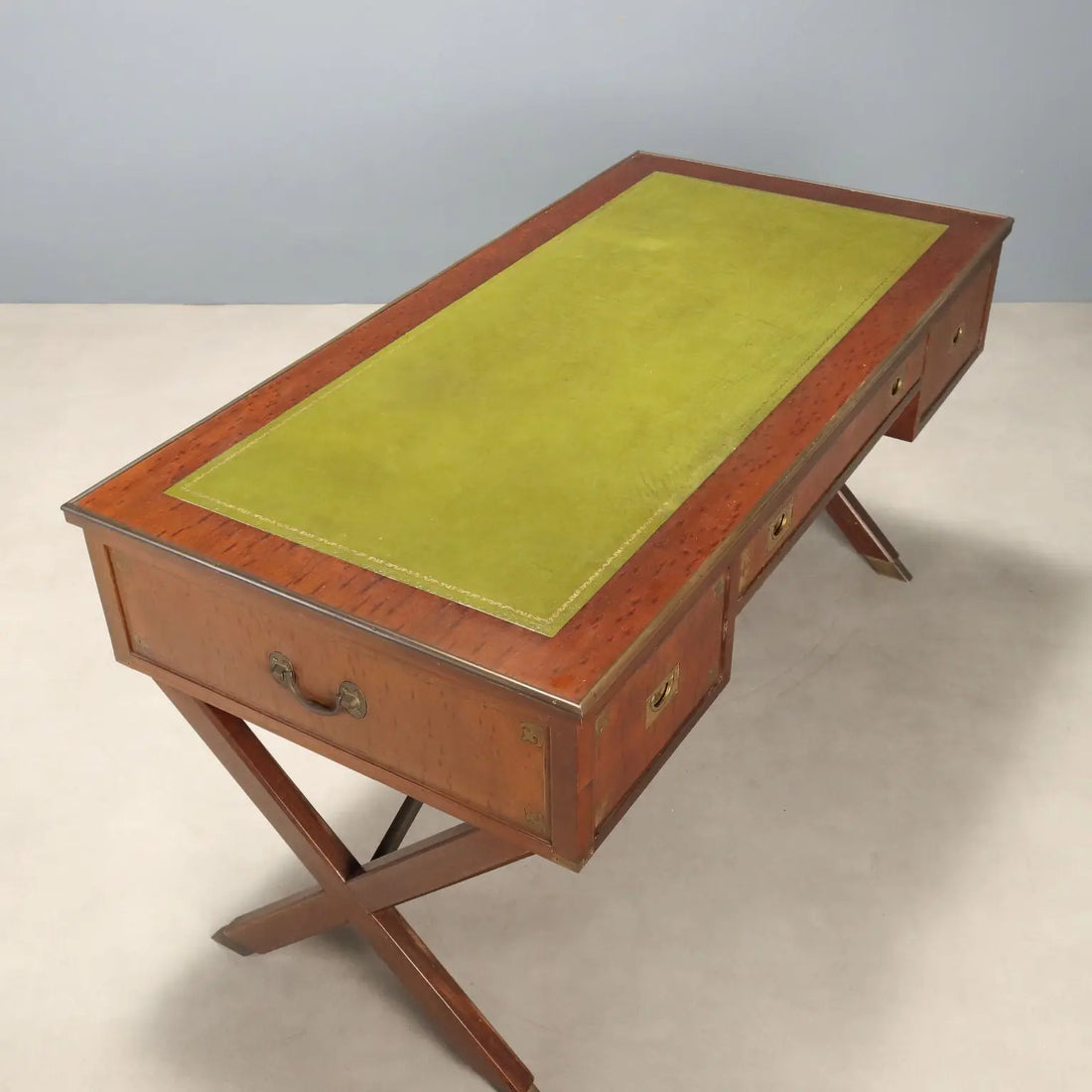 Mahogany Desk in Naval Style, England 1900s
