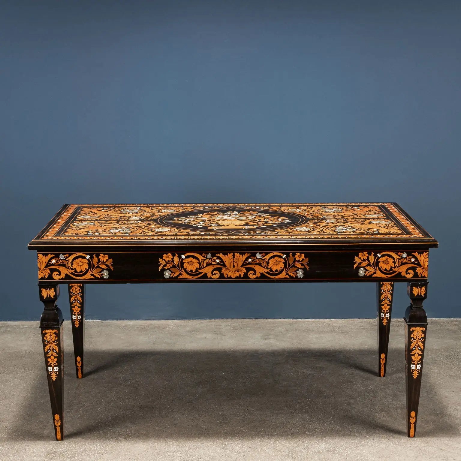 Luigi and Angiolo Falcini Inlaid Wood Table