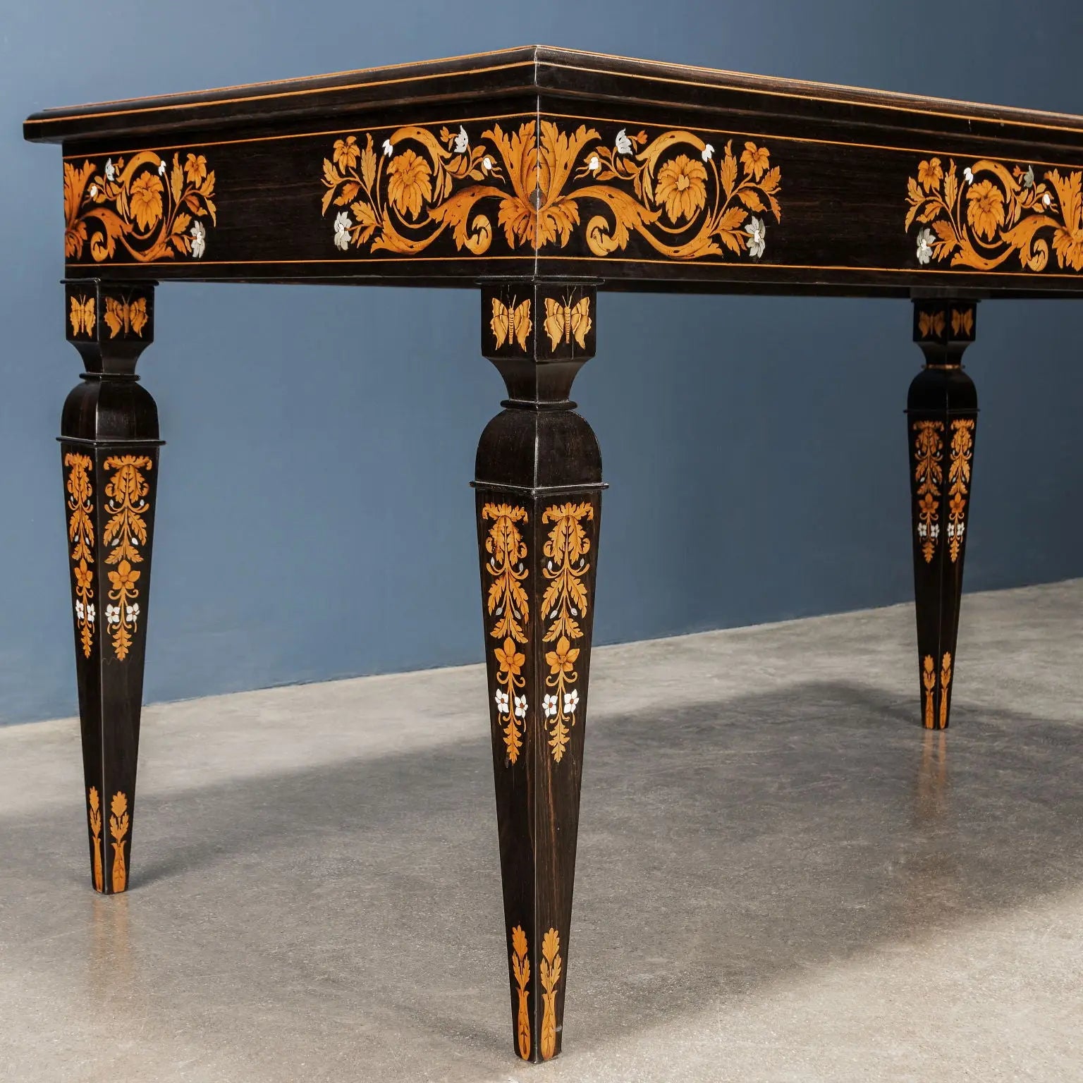 Luigi and Angiolo Falcini Inlaid Wood Table