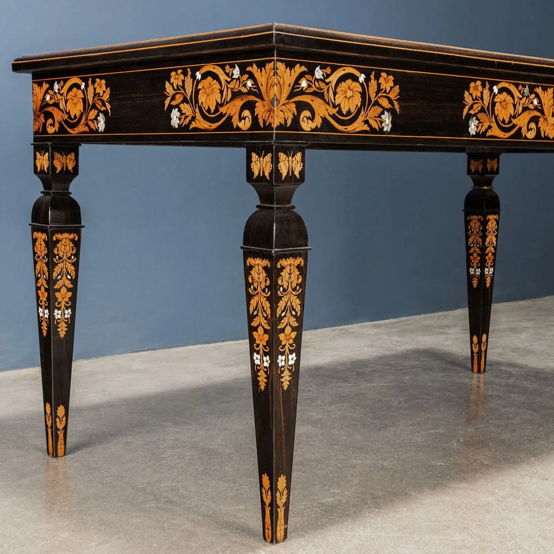 Luigi and Angiolo Falcini Inlaid Wood Table