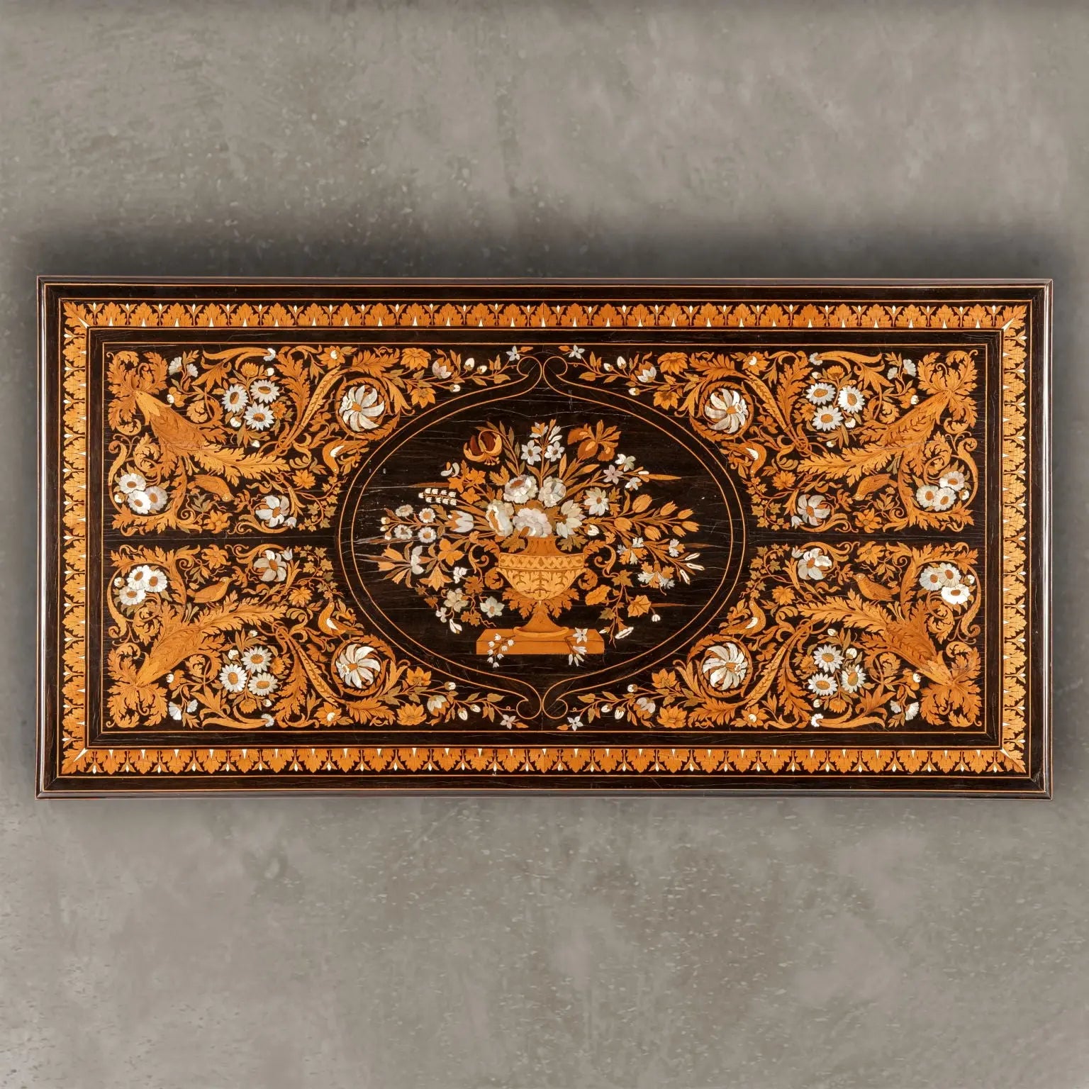 Luigi and Angiolo Falcini Inlaid Wood Table