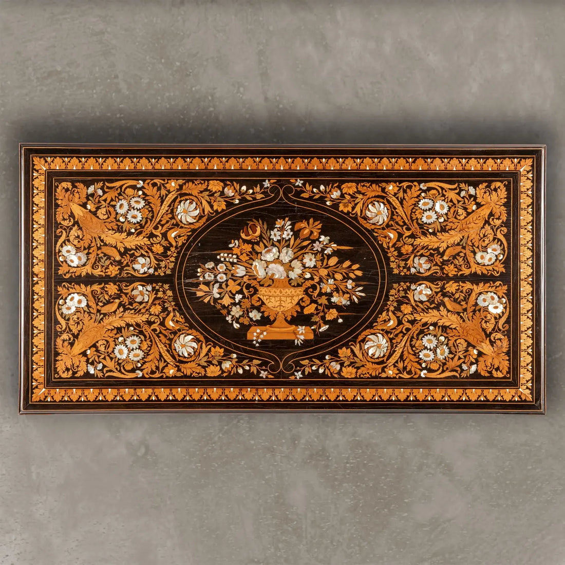 Luigi and Angiolo Falcini Inlaid Wood Table