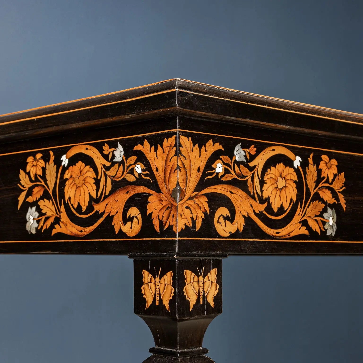 Luigi and Angiolo Falcini Inlaid Wood Table