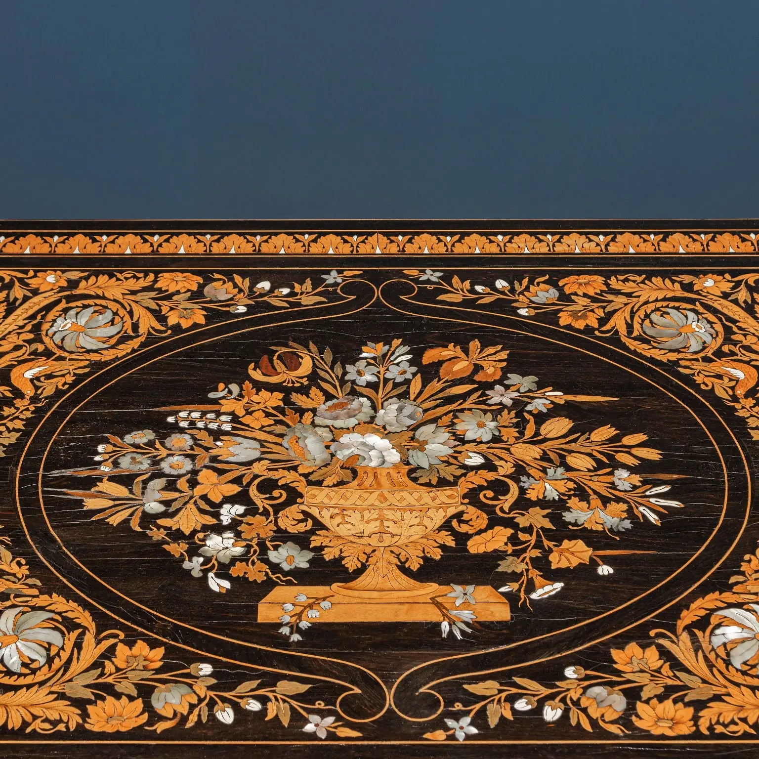 Luigi and Angiolo Falcini Inlaid Wood Table