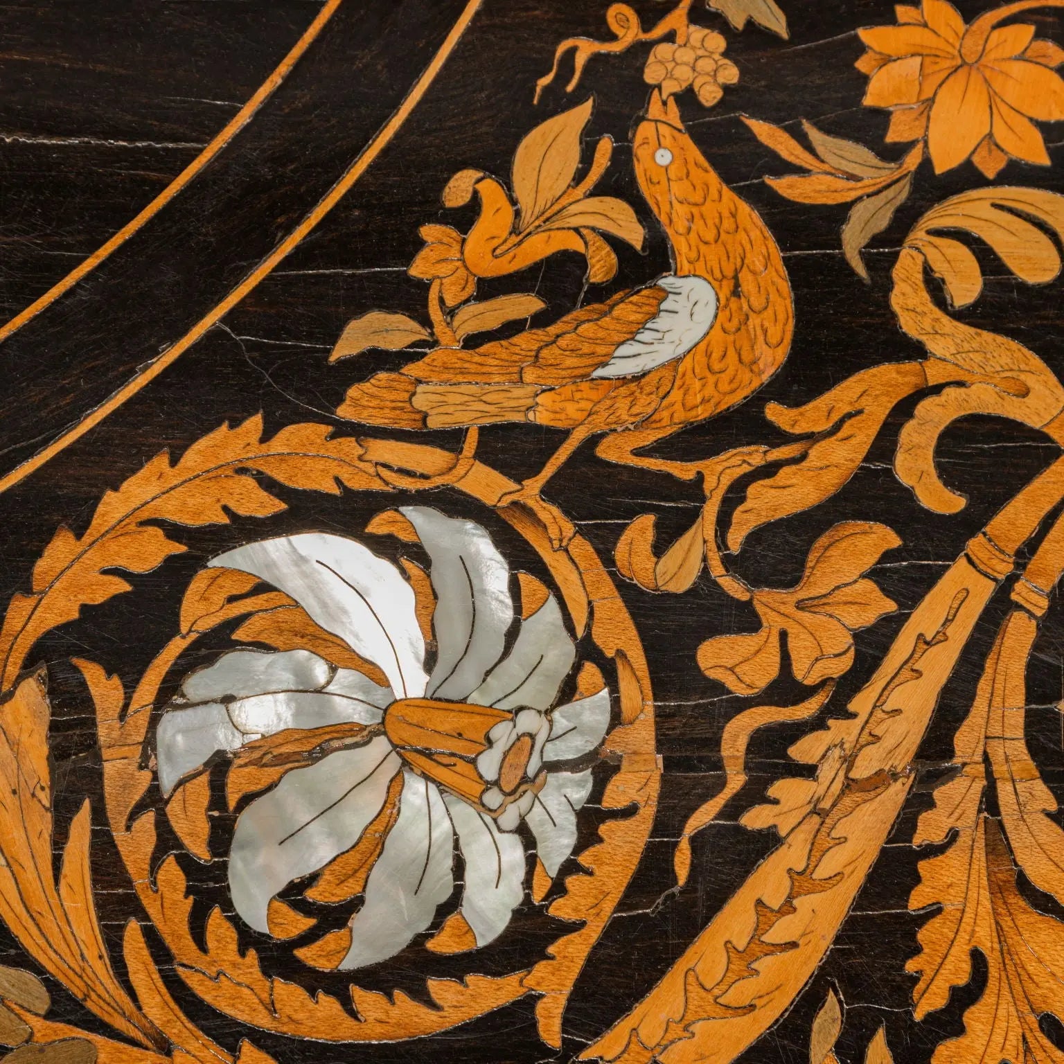 Luigi and Angiolo Falcini Inlaid Wood Table