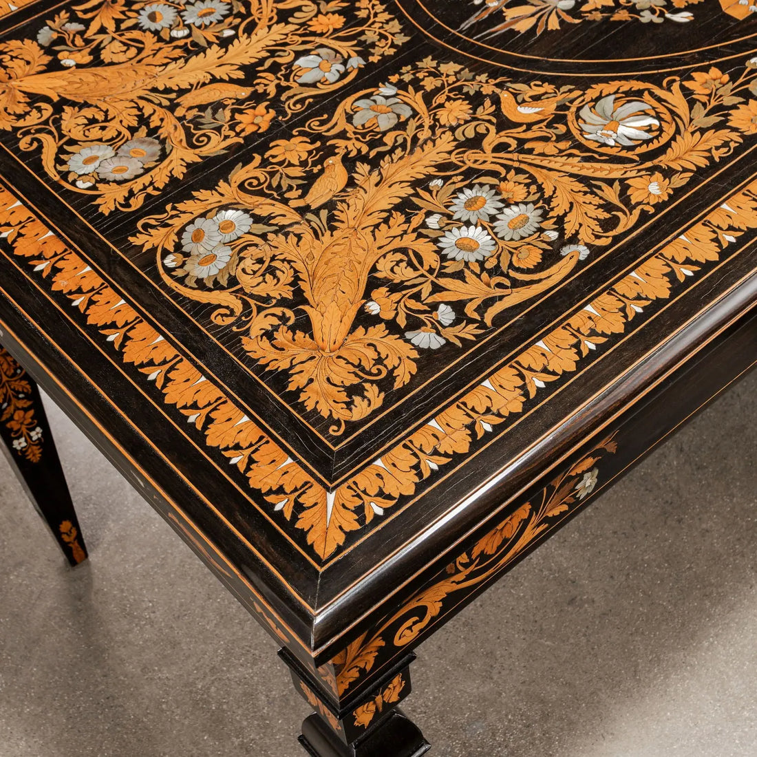 Luigi and Angiolo Falcini Inlaid Wood Table