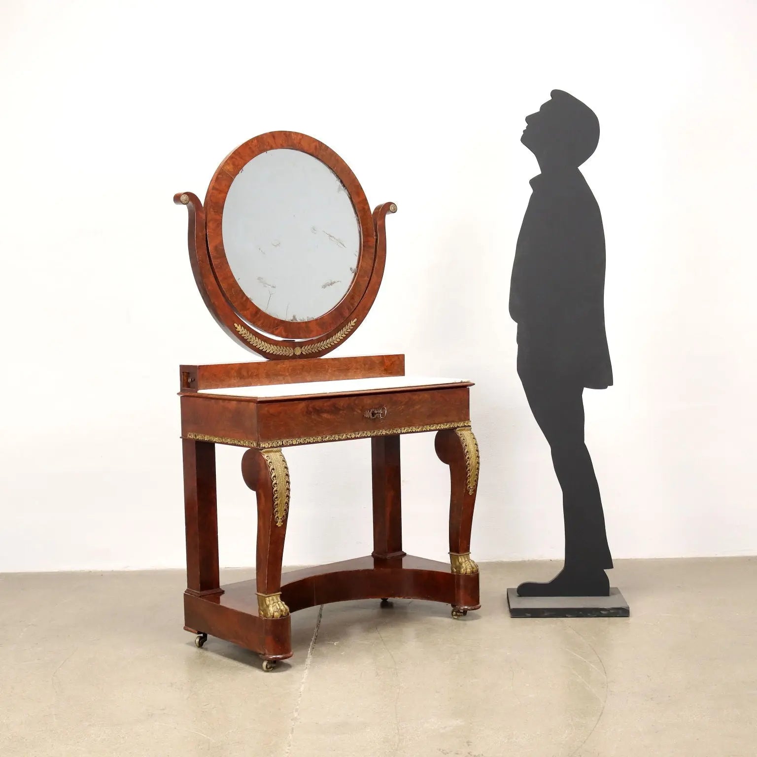 Dressing Table Restoration Mahogany France XIX Century - France Second Fourth XIXth Century | Antiques | Tables