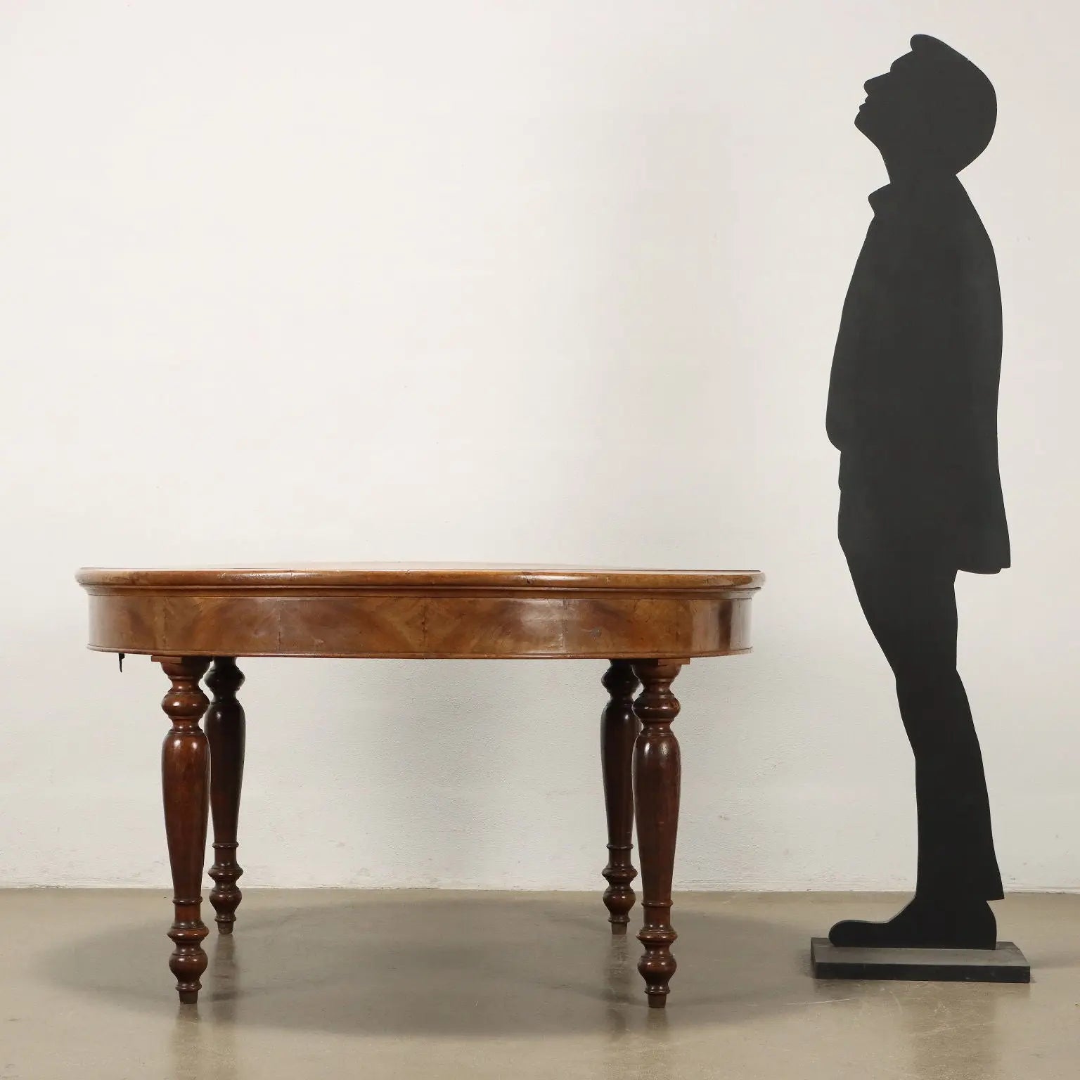 Antique Extendable Table Walnut Without Extensions '800 - Lombardy, Mid XIX Century | Antiques | Tables