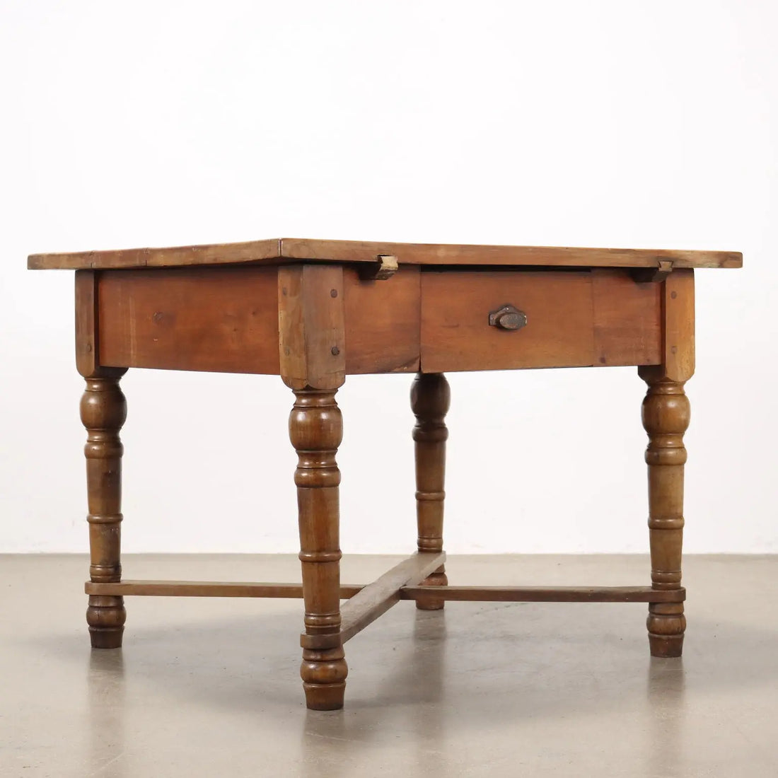 Antique Table Walnut Drawers Eastern Europe XIX Century - Eastern Europe, Mid XIX Century | Antiques | Tables