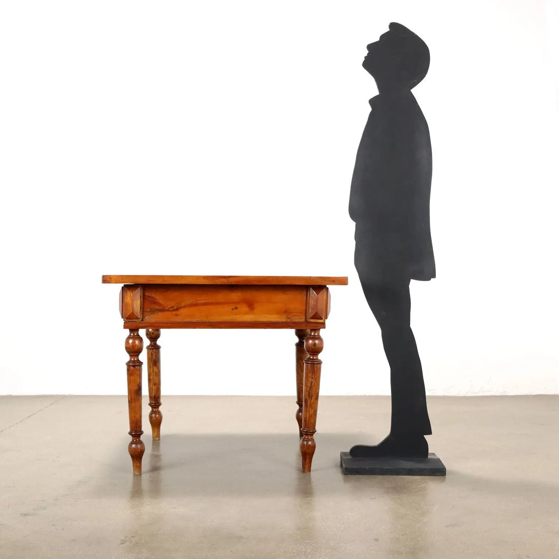 20th Century Cherrywood Table with Secret Compartment