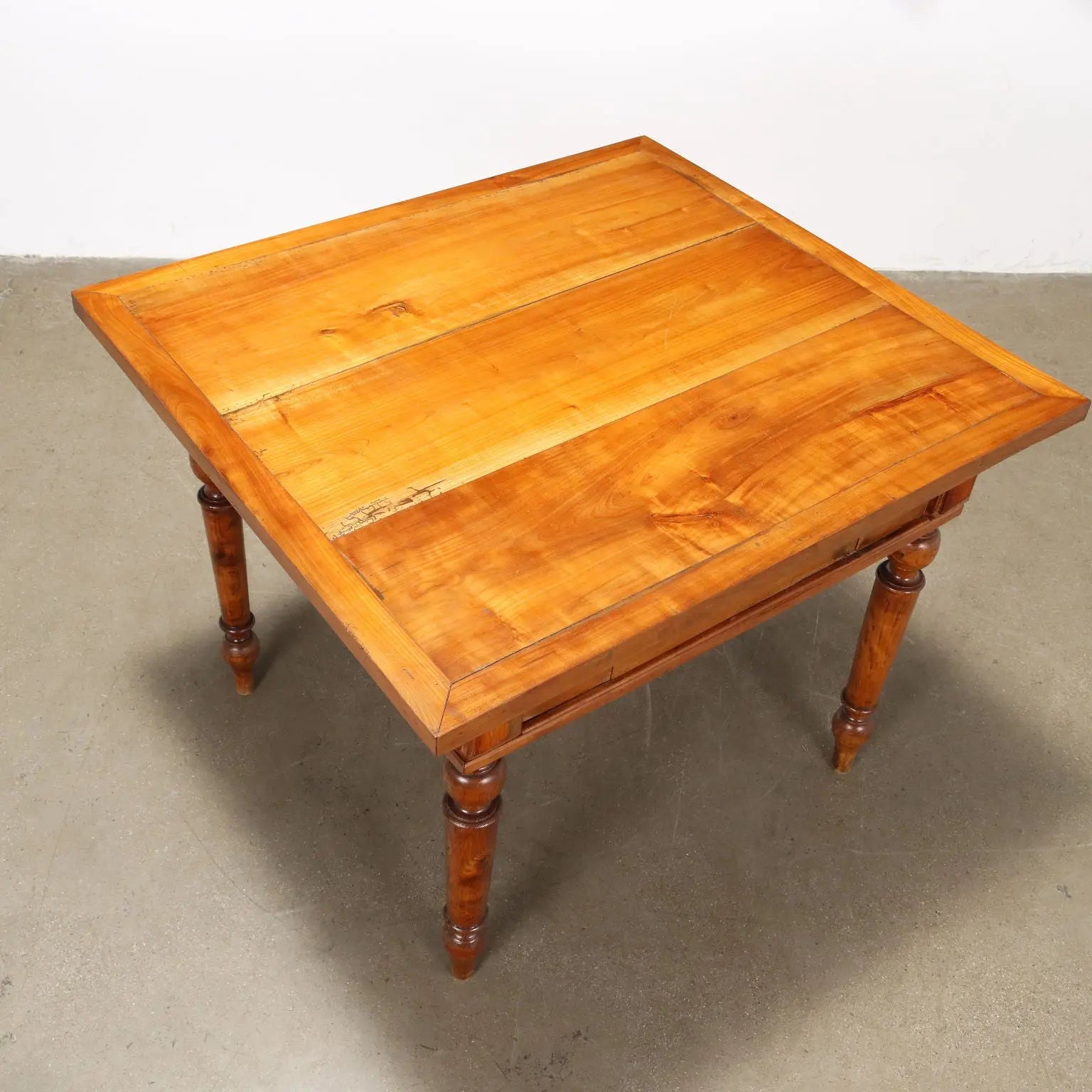 20th Century Cherrywood Table with Secret Compartment