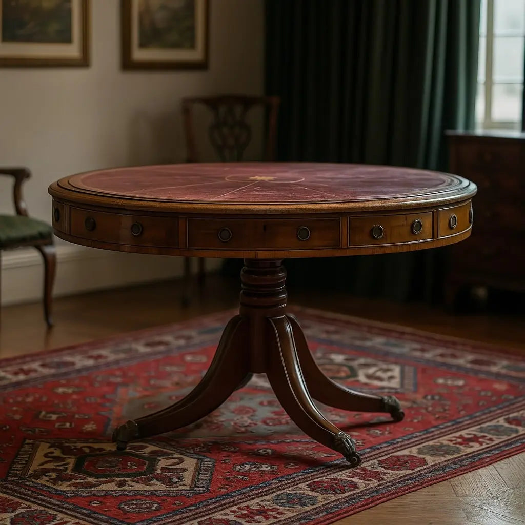 Antique Victorian Library Table Fir Mahogany United Kingdom '800 - England, Mid XIX Century | Antiques | Tables