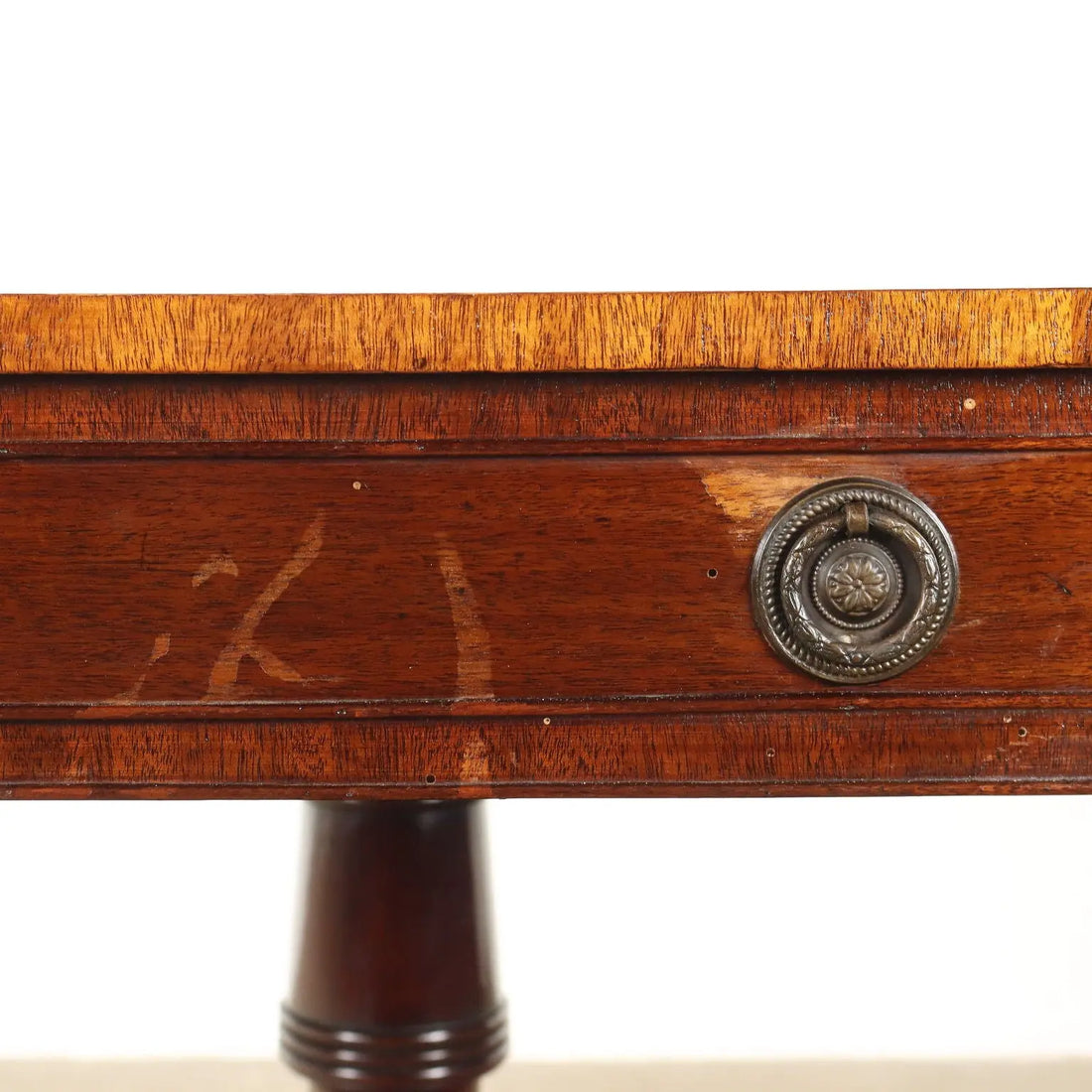 Antique Table Mahogany Drawer Wheels England XX Century - Early XX Century | Antiques | Tables