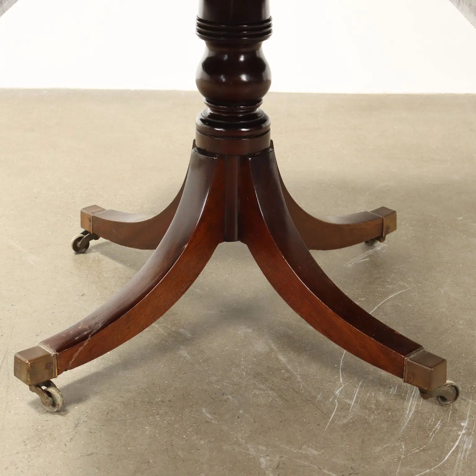 Antique Table Mahogany Drawer Wheels England XX Century - Early XX Century | Antiques | Tables