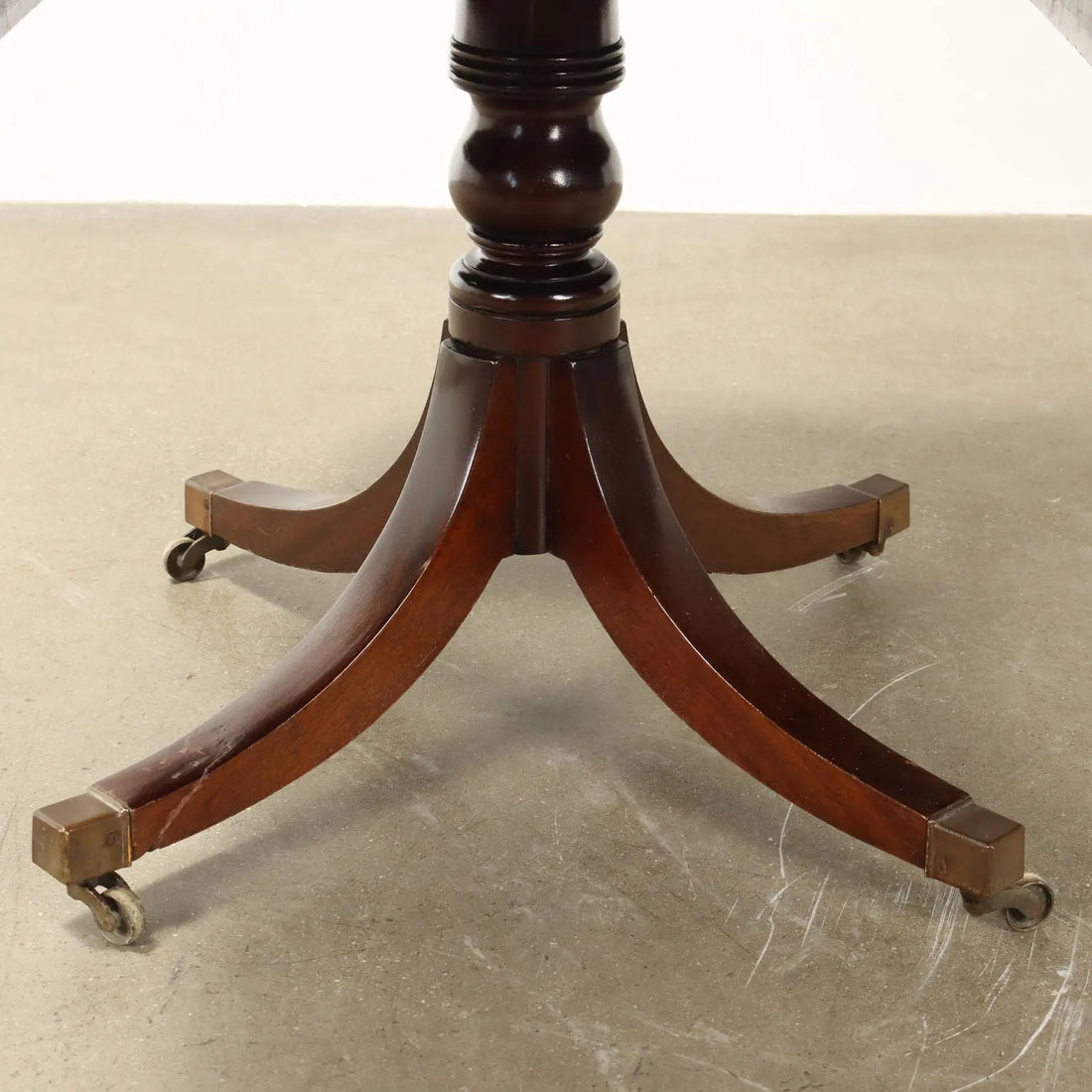 Antique Table Mahogany Drawer Wheels England XX Century - Early XX Century | Antiques | Tables