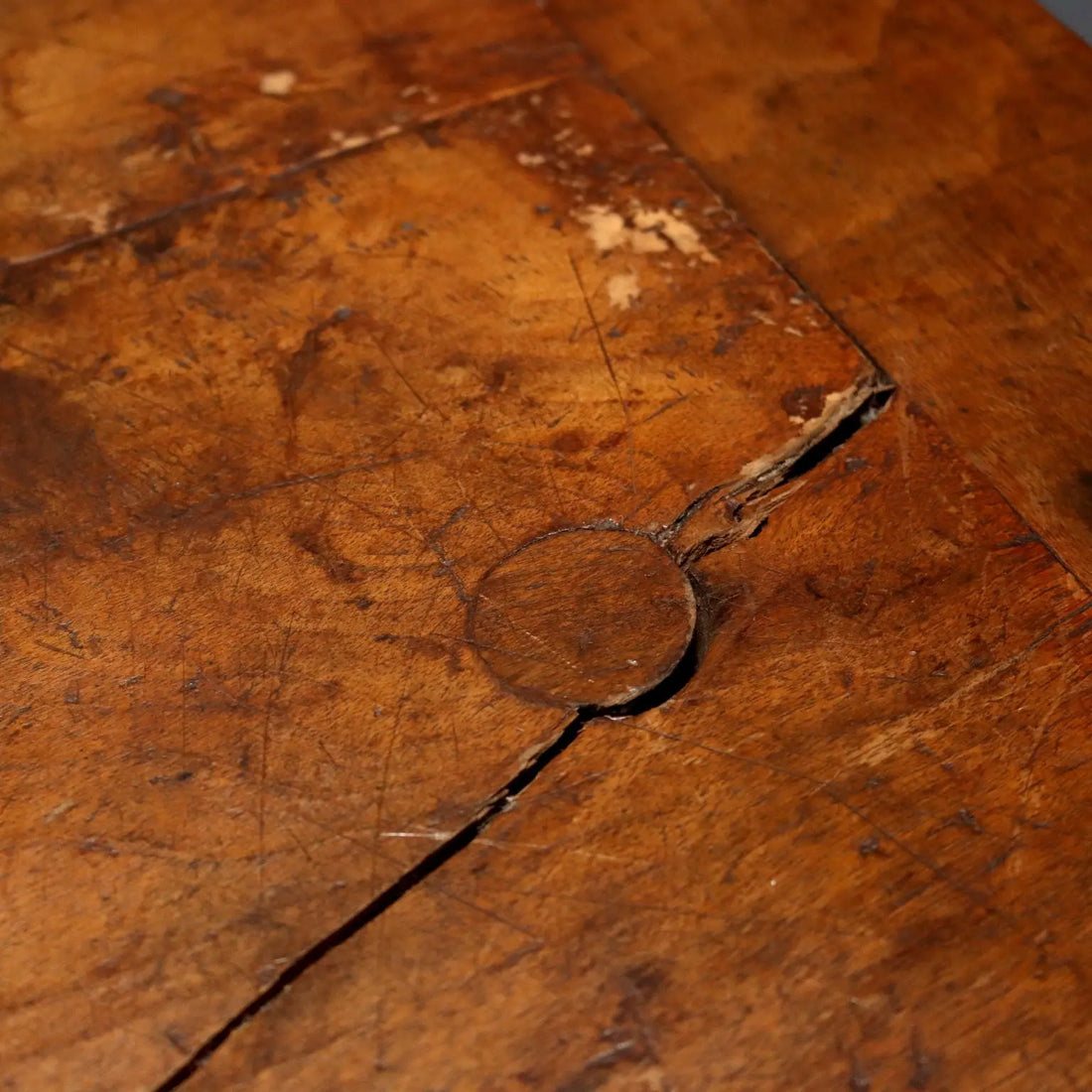 Antique Refectory Table Walnut Wrought Iron Italy XX Century - Italy, XX Century | Antiques | Tables