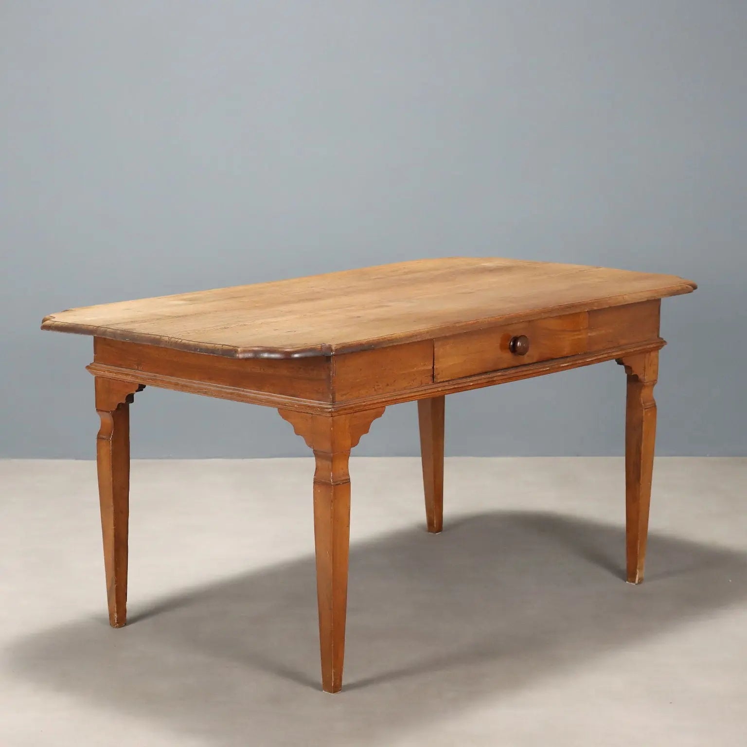 Antique Table Walnut with Drawers Italy Early XIX Century - Italy, Early XIX Century | Antiques | Tables
