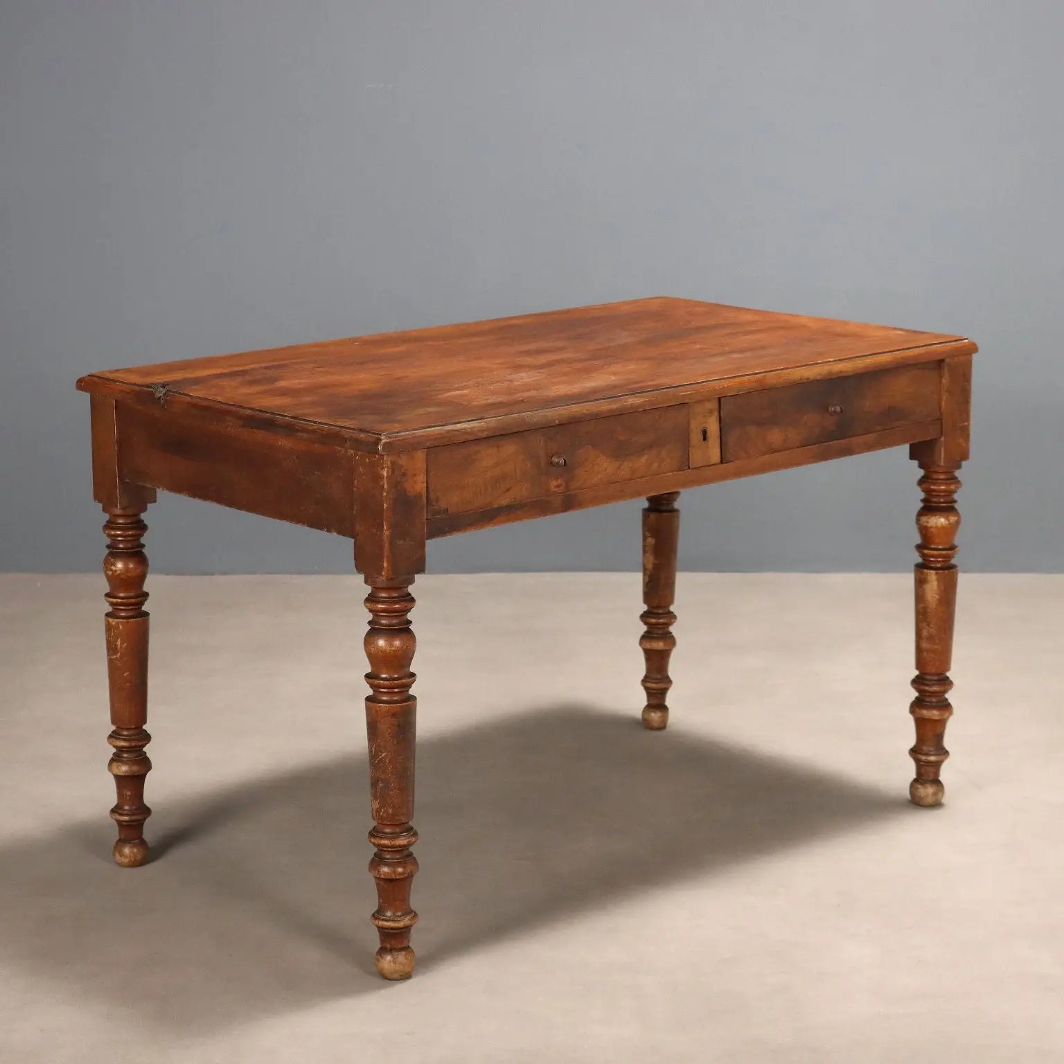 French Walnut Table, 19th Century