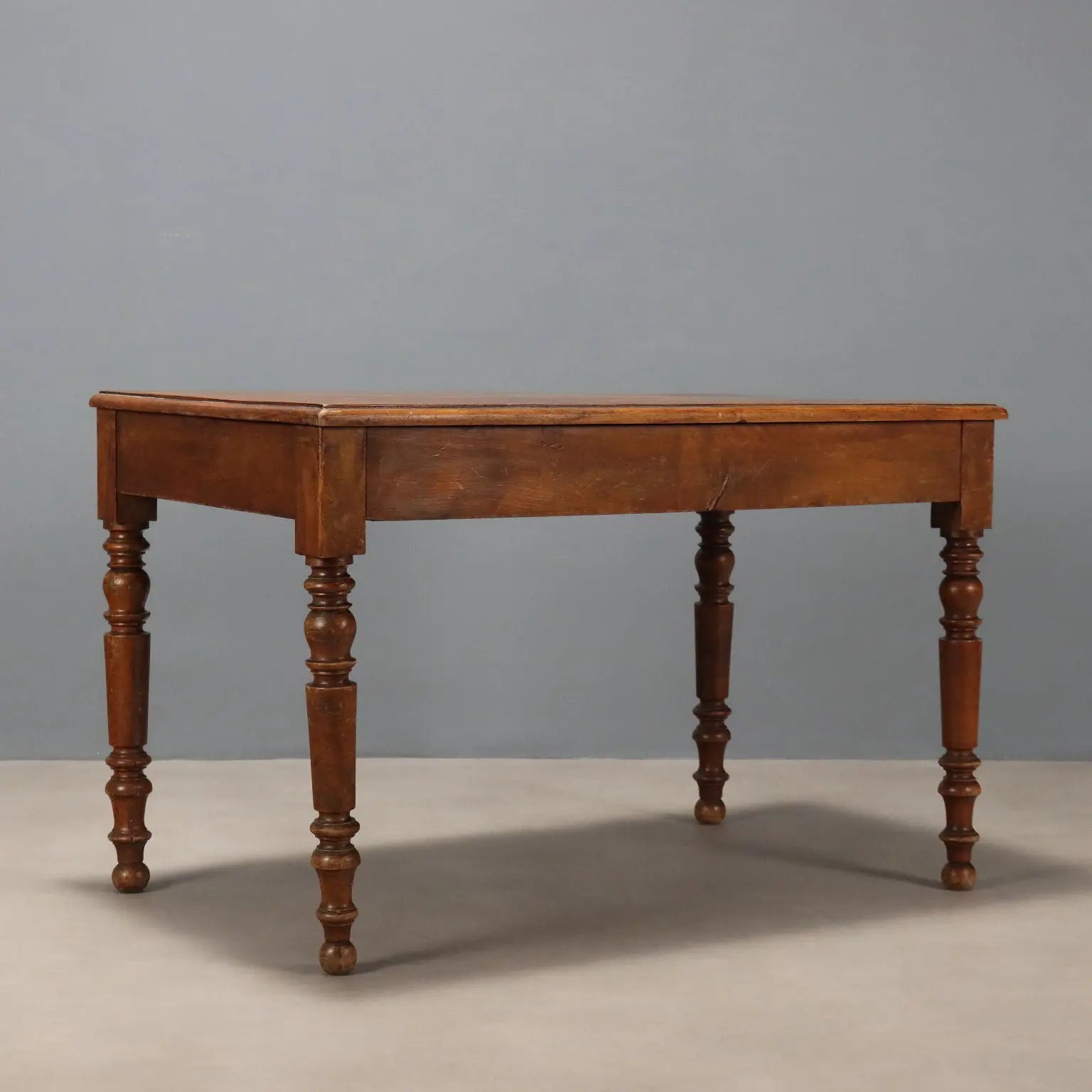 French Walnut Table, 19th Century