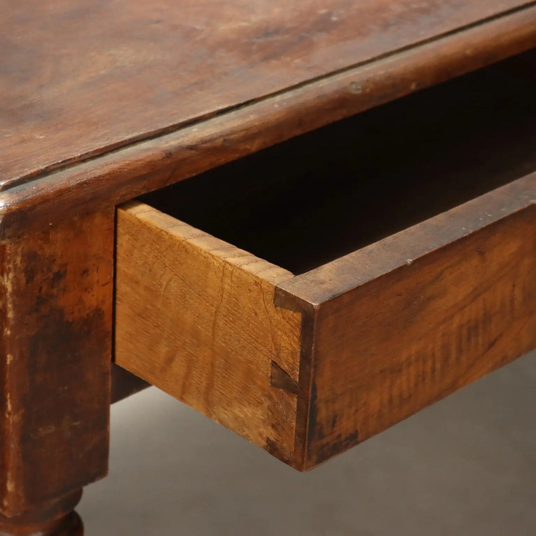 French Walnut Table, 19th Century