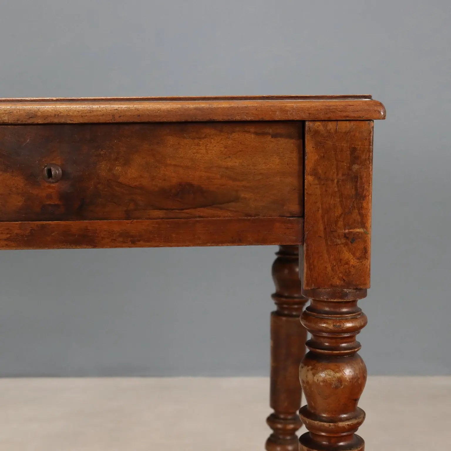 French Walnut Table, 19th Century