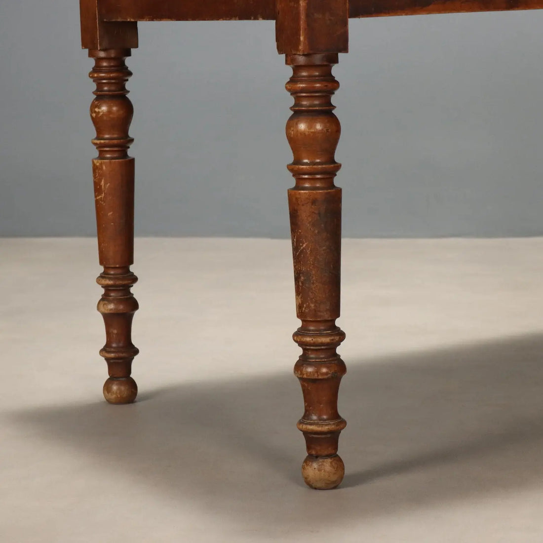 French Walnut Table, 19th Century