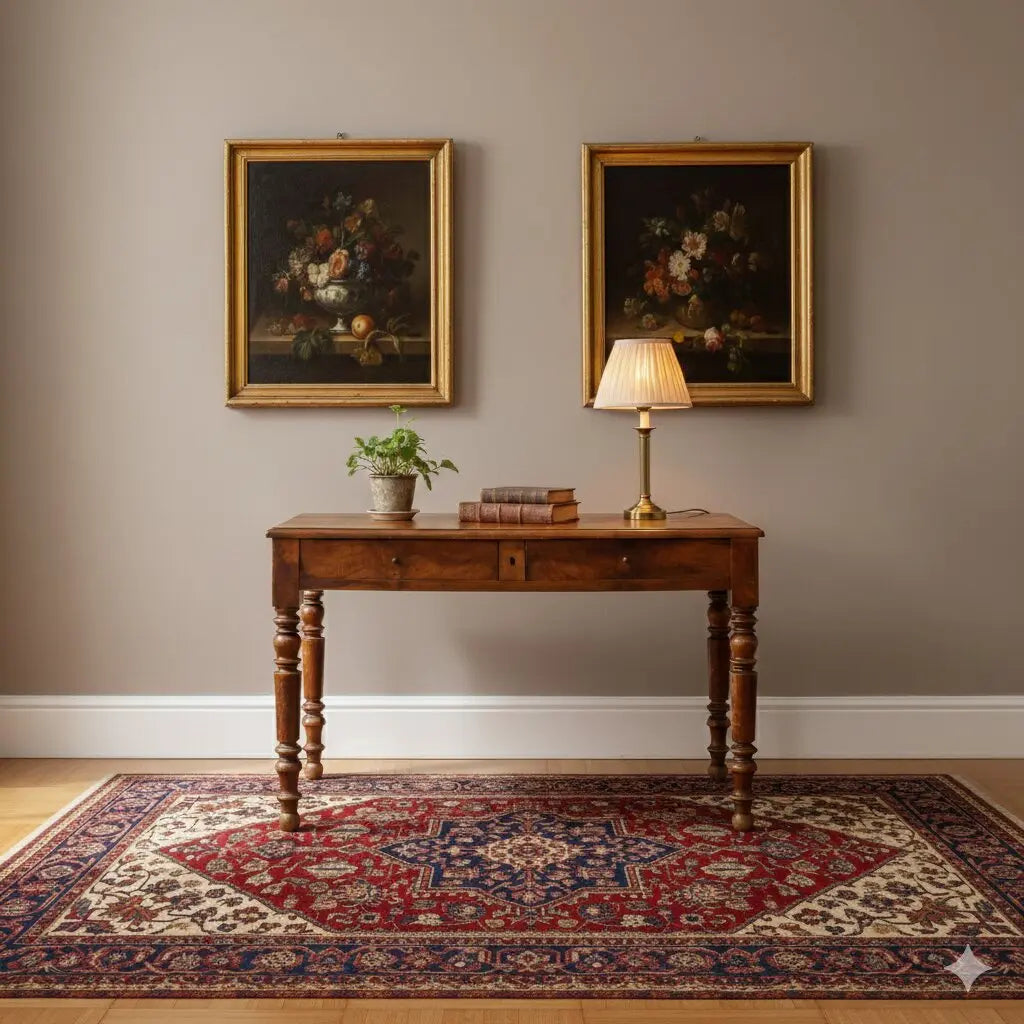 French Walnut Table, 19th Century
