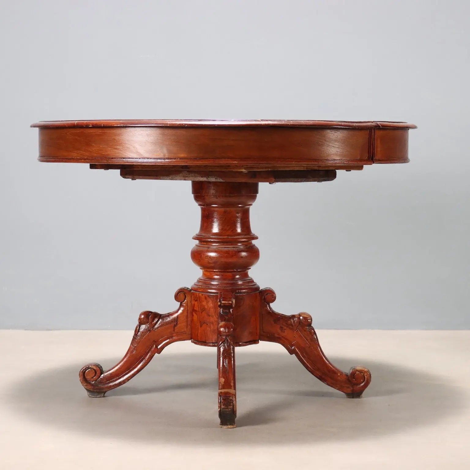 Antique Extendable Table Oak Poplar Italy XIX Century - Italy, Late XIX Century | Antiques | Tables