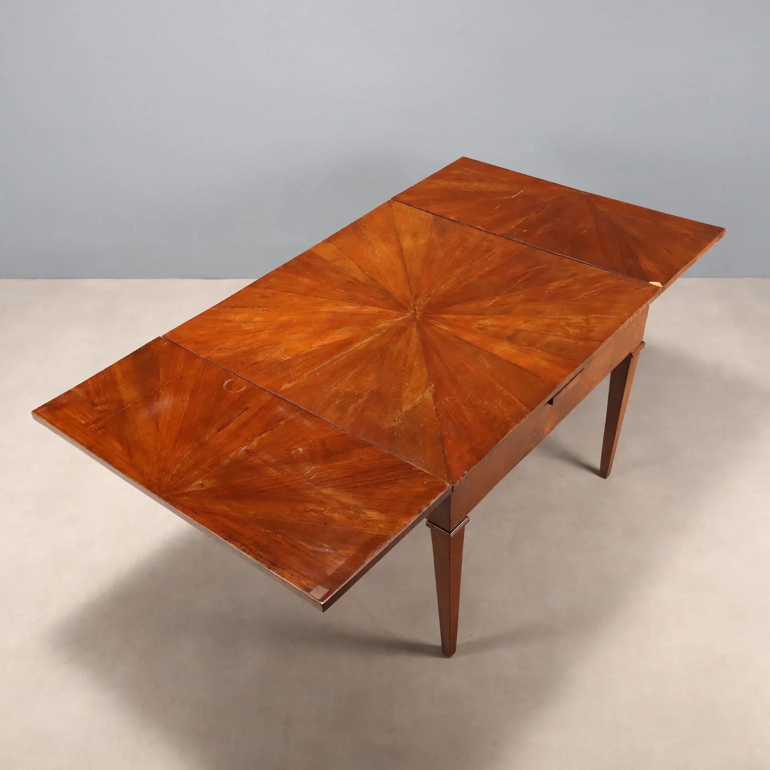 Antique Table Directoire Walnut Extensions Italy XIX Century - Italy, Early XIX Century | Antiques | Tables