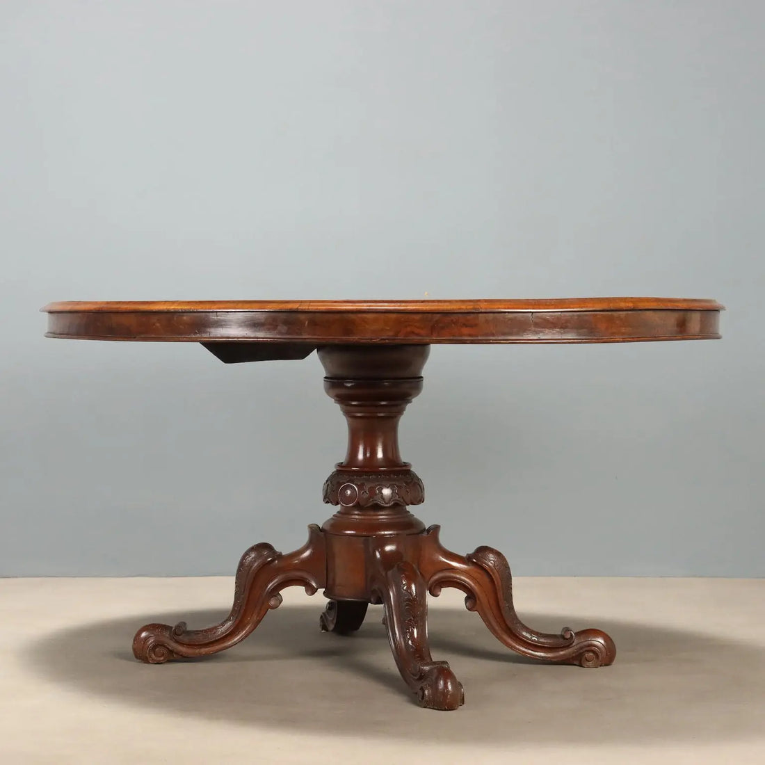 Inlaid Mahogany Tilt-Top Table, England 1800s