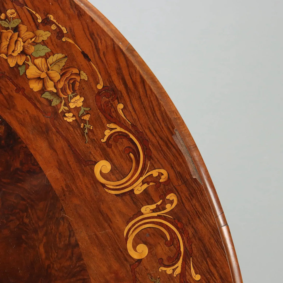Inlaid Mahogany Tilt-Top Table, England 1800s